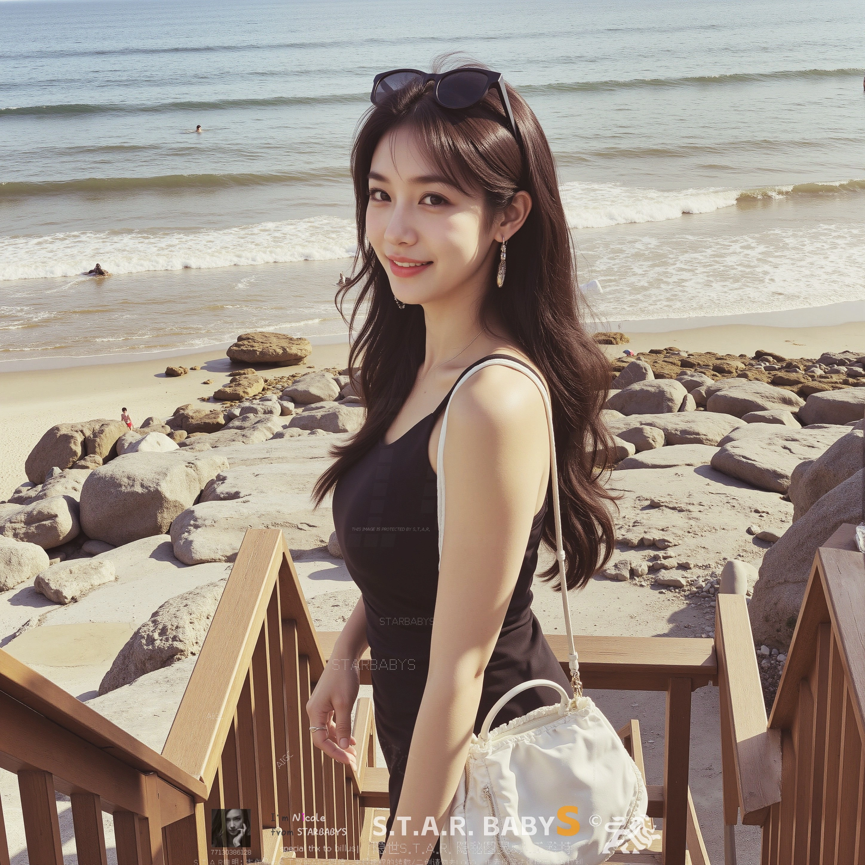 妮可吊带衫若干