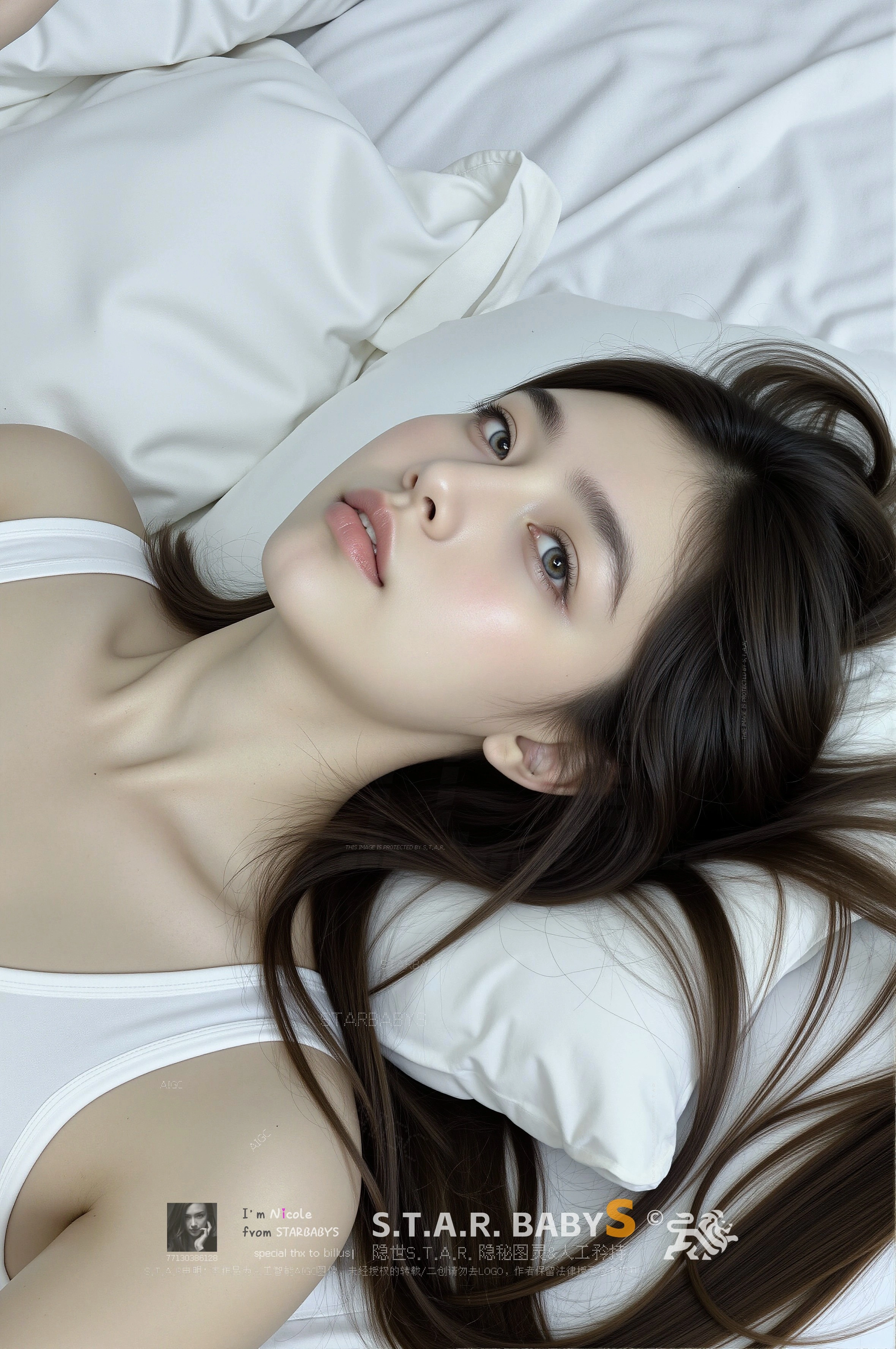 妮可吊带衫若干