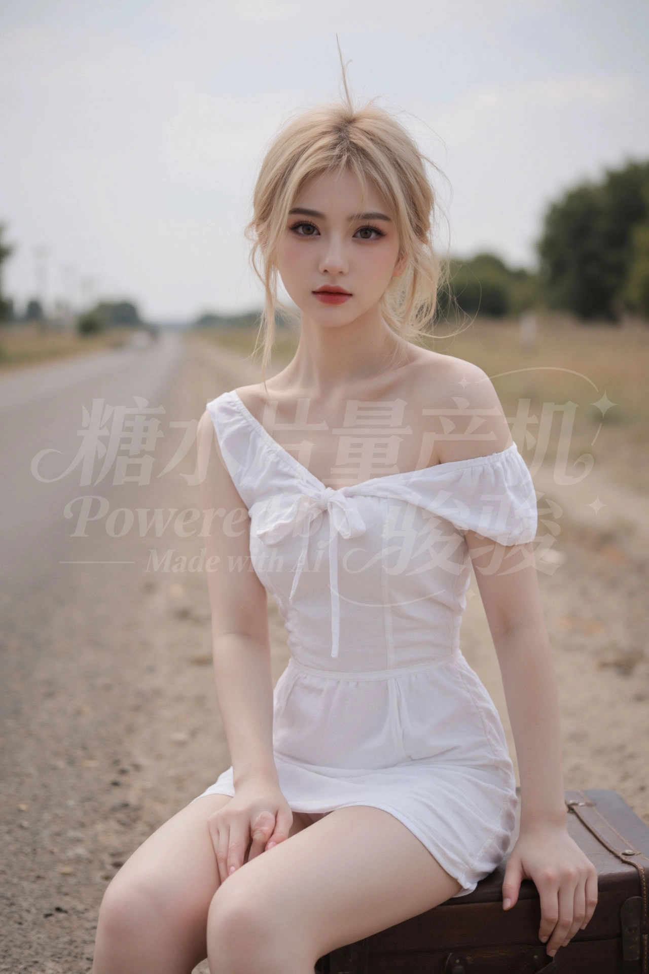 复古书房中，指尖点亮瓶中紫花