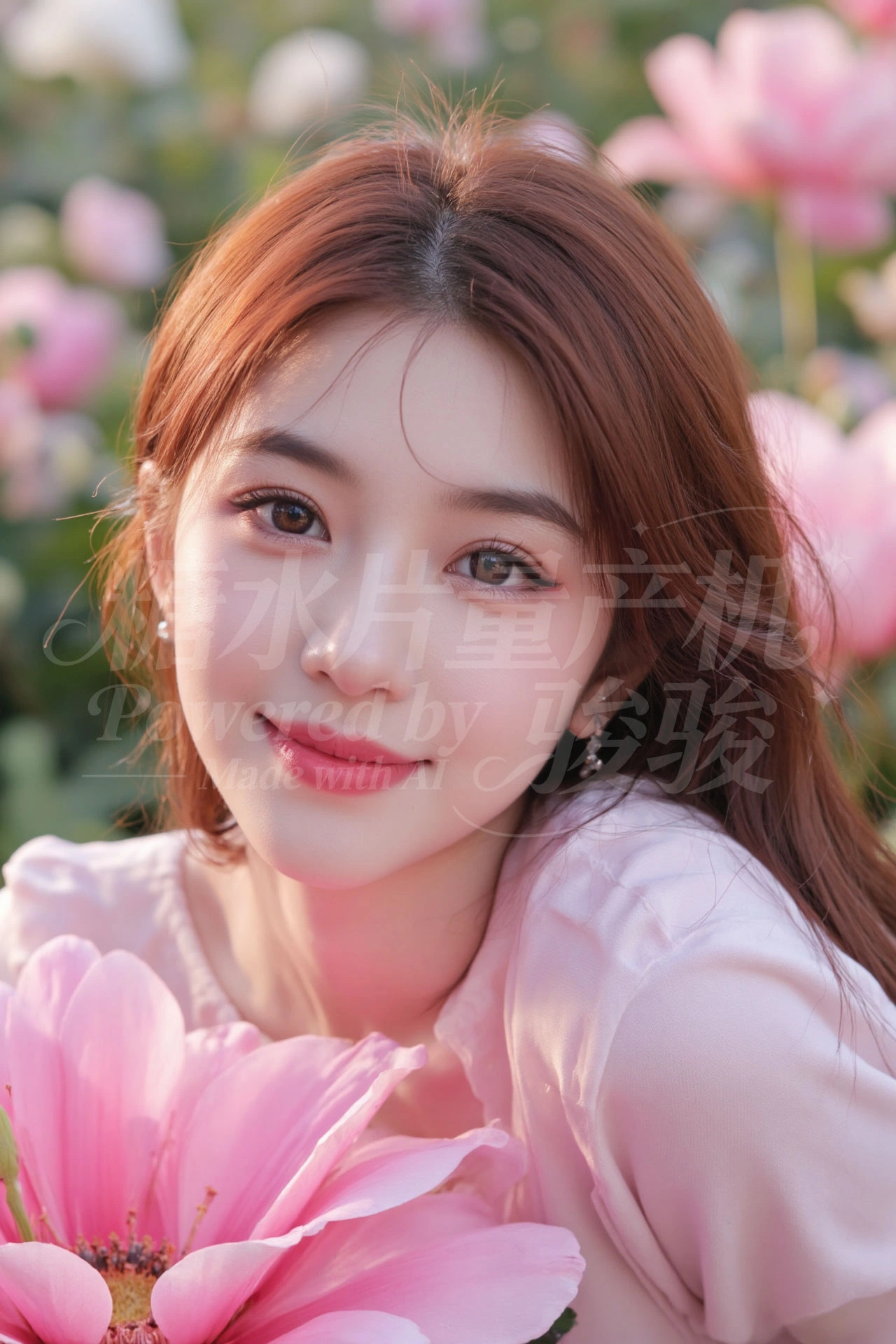 把春日的明媚与少女的清甜，织成了童话般的田园诗画