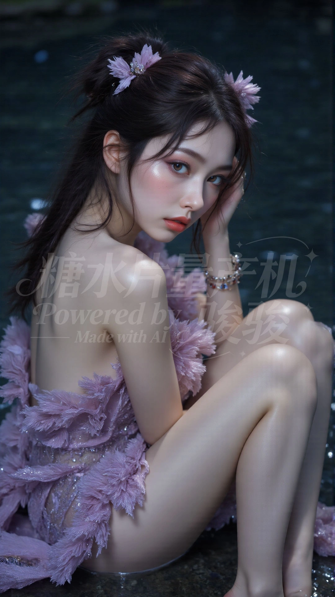 壁炉暖光下，拥猫捧书