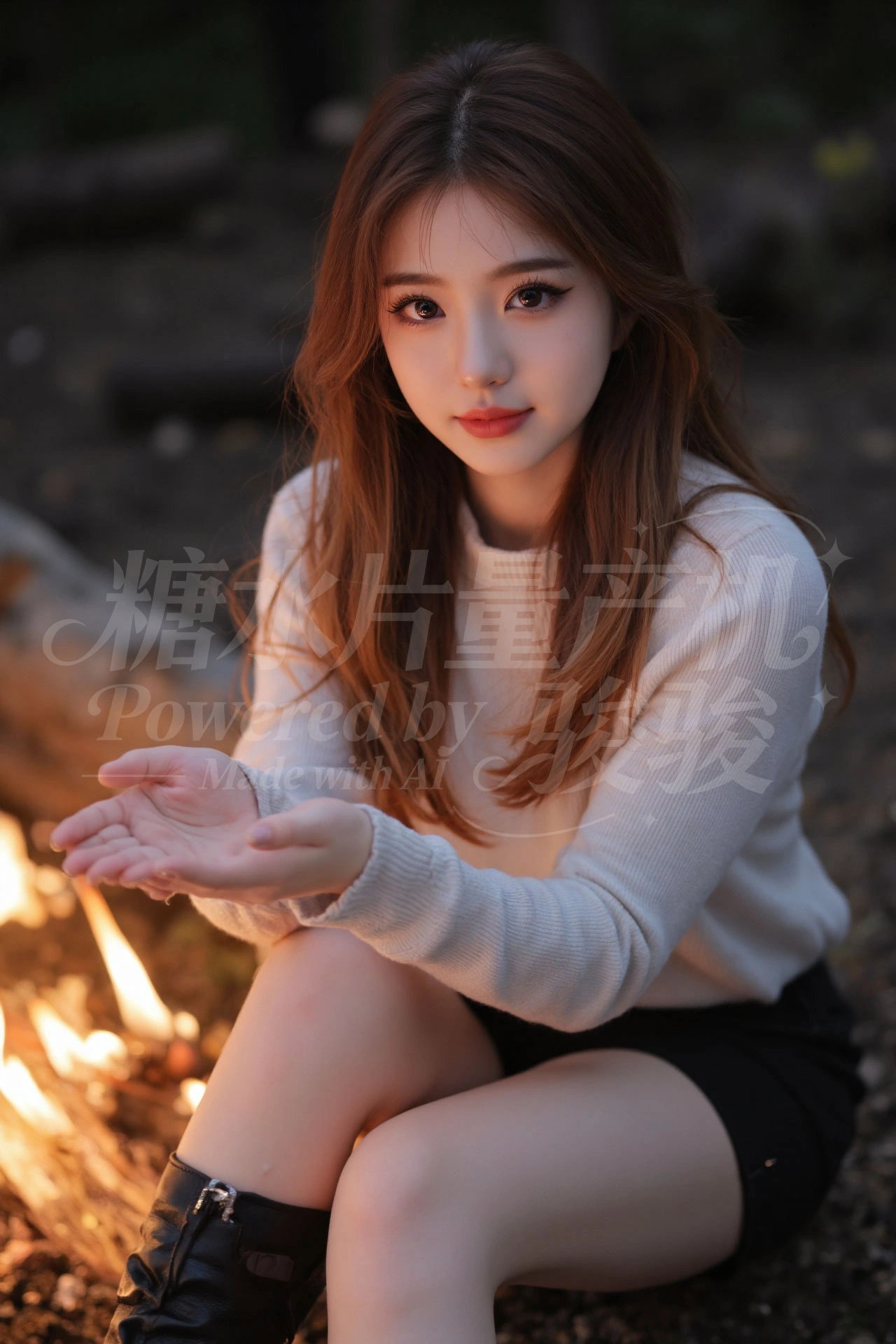 把秋夜的绚烂与姐妹的默契，写成了都市丛林的时尚诗行