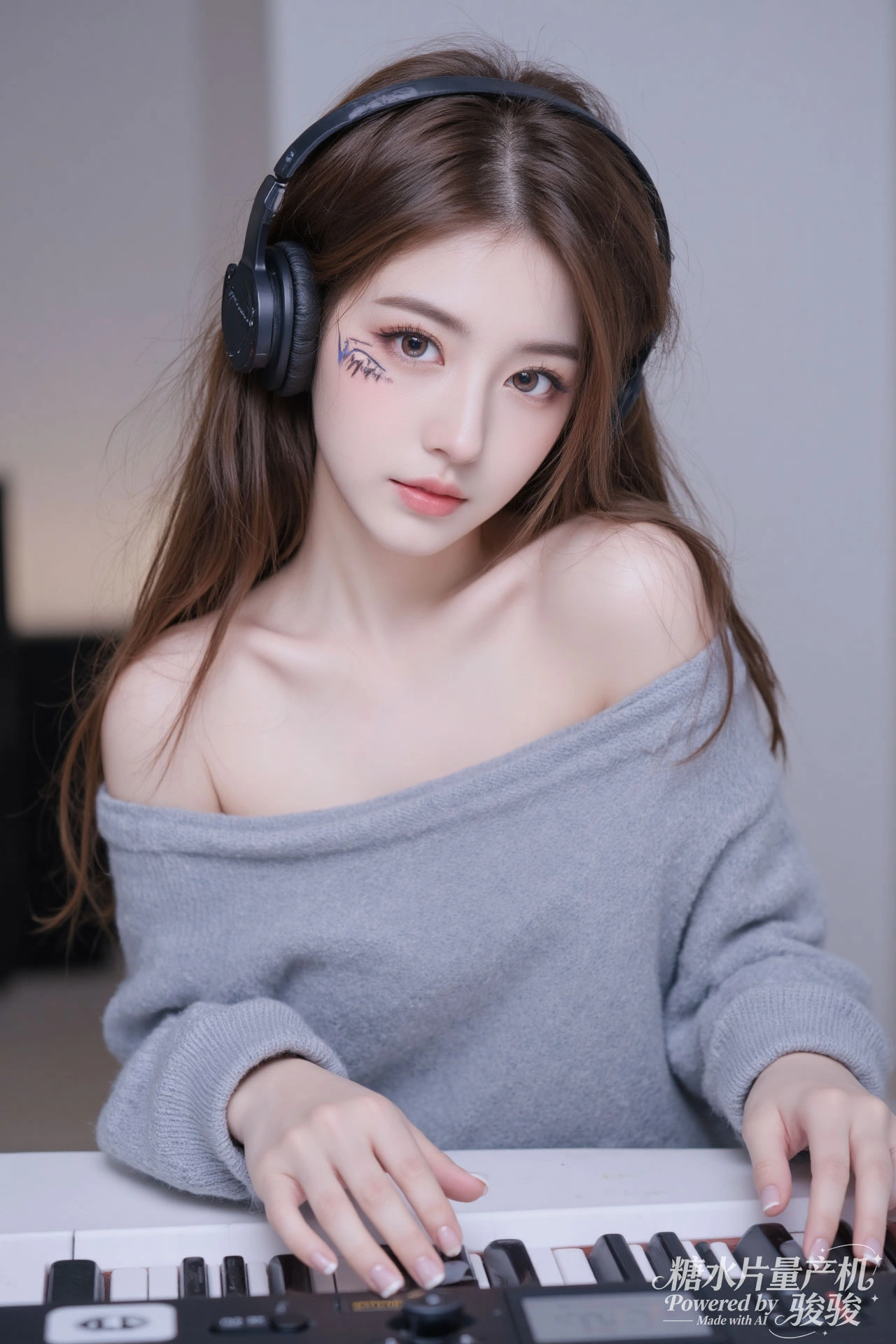 把旋律的浪漫与少女的专注，织成了乐声里的创作诗章