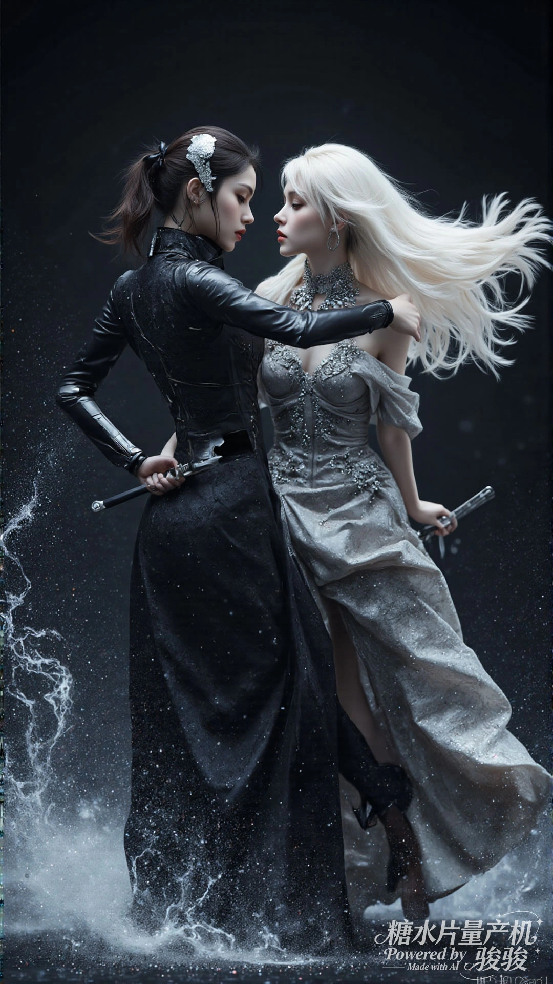 金字塔余晖，黑纱蕾丝裙