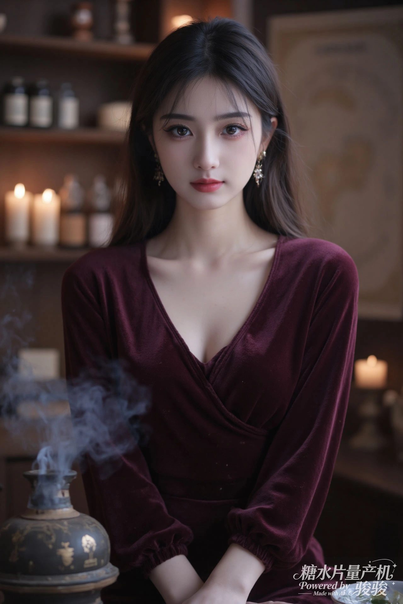 金字塔余晖，黑纱蕾丝裙