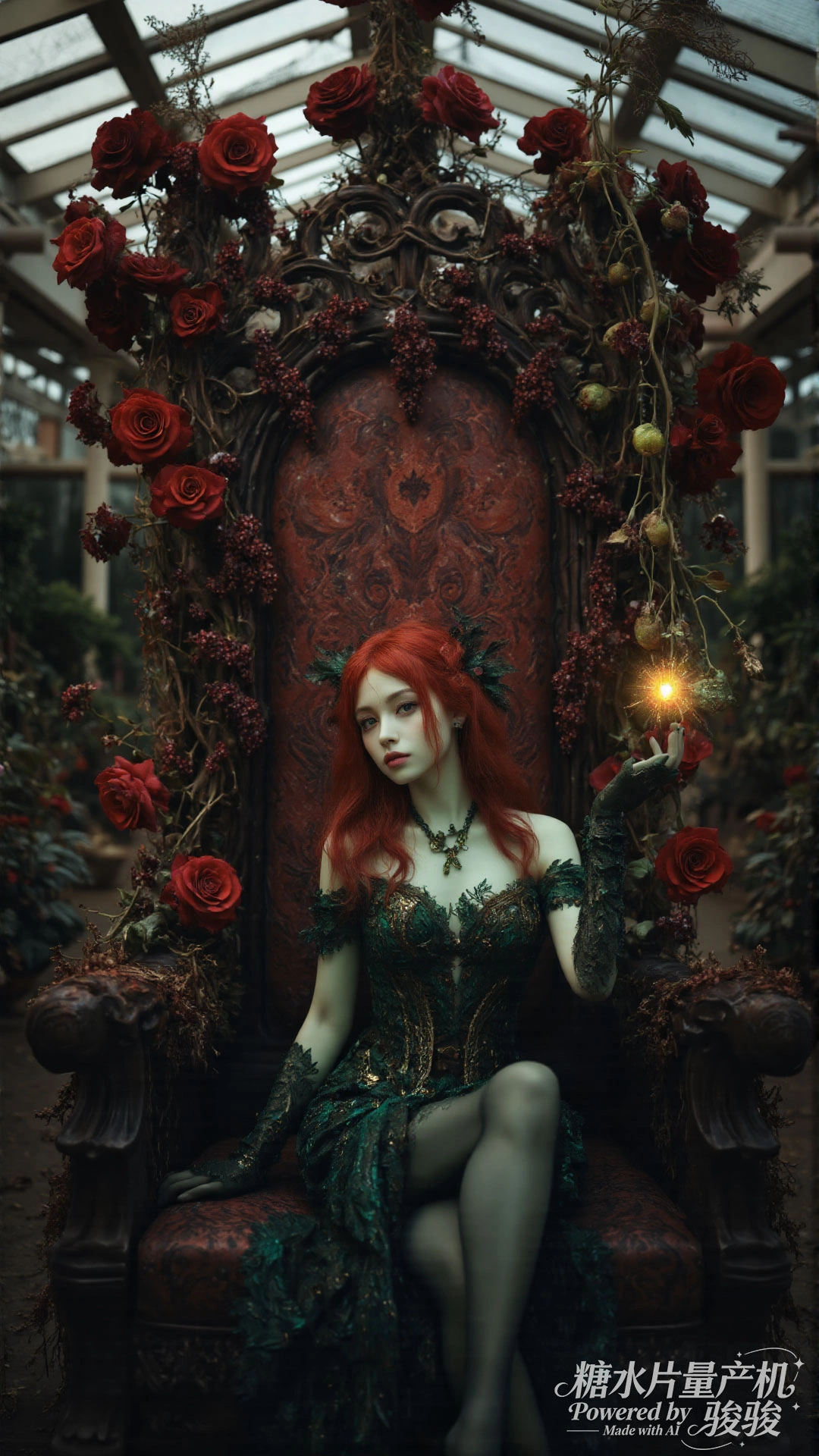 红莲池畔，指尖栖蝶