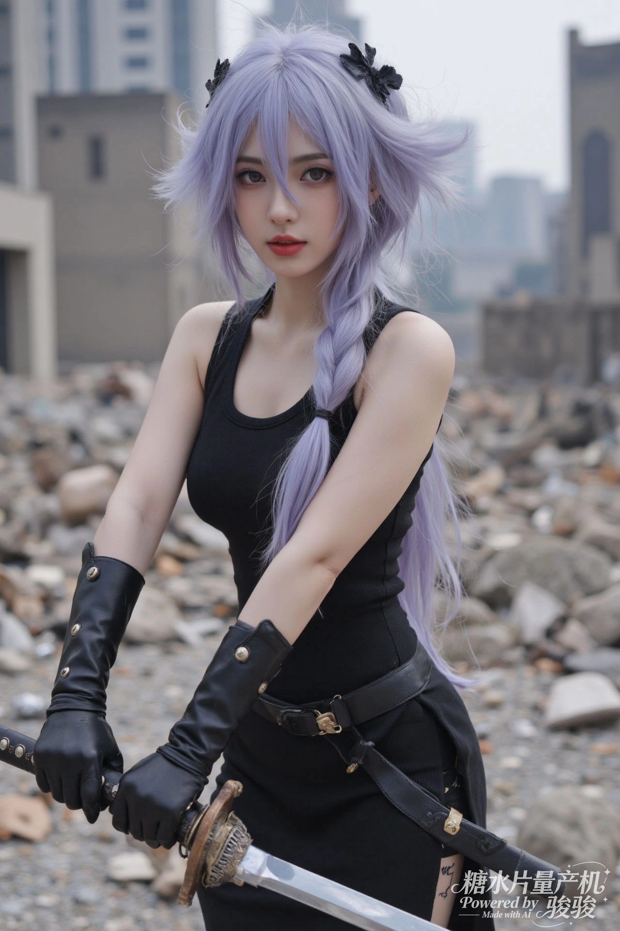 废墟残阳，古址沧桑