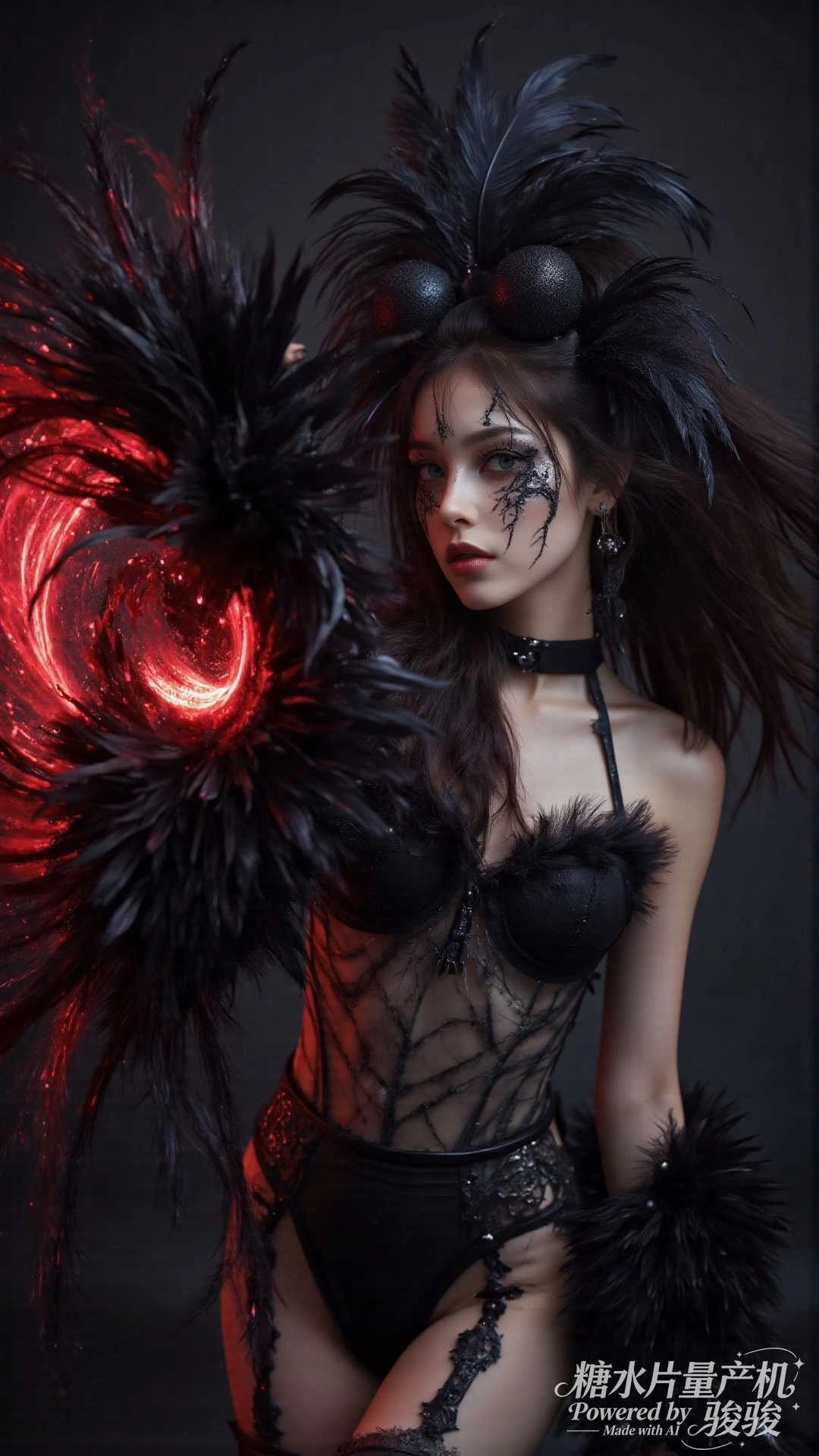 手捧白玫，幻蓝星火