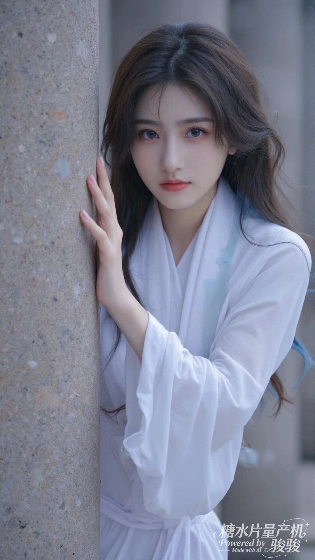 暖衫温婉，书室静雅，眸光清澈，知性悠然