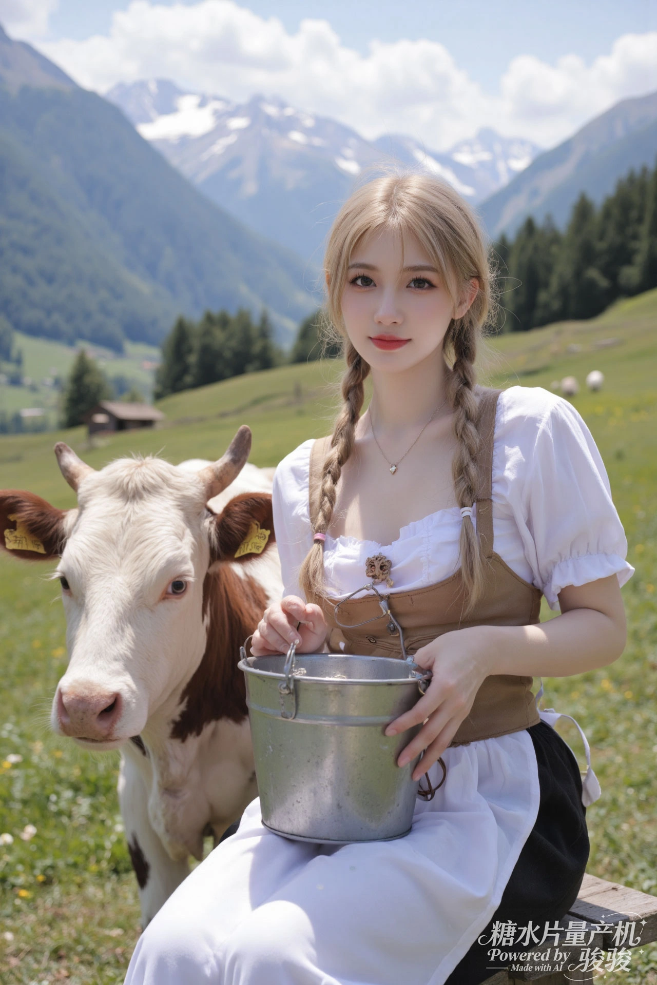 制服清新，教室静谧，马尾灵动，少女纯挚