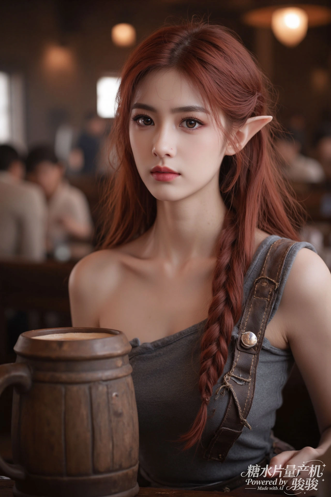 红发精灵，酒桶复古，酒馆迷幻，异风飒爽