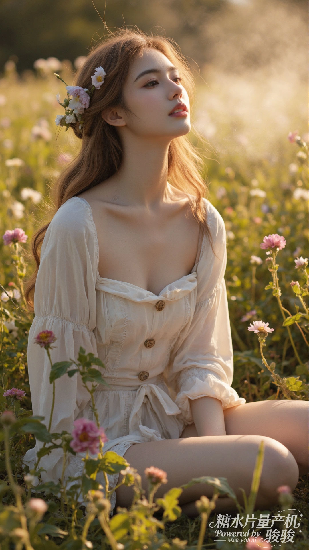 暖衫温柔，篝火暖融，海滩静谧，夜色悠然