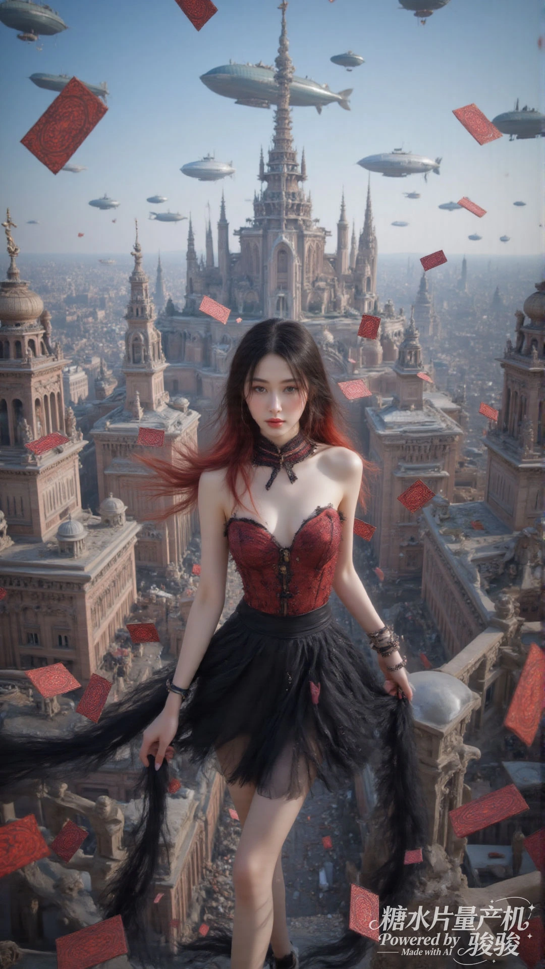 焰球诡魅，黑裙华丽，巫术神秘，魔女狂艳