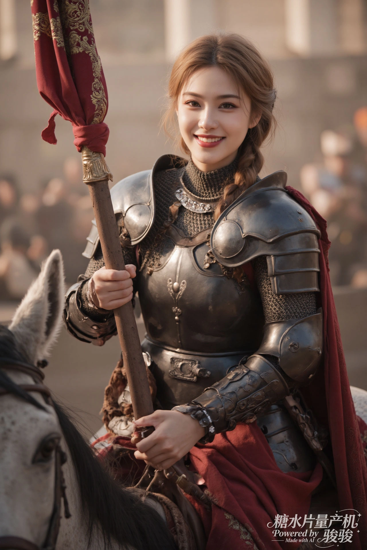 黑衫冷艳，职场干练，红唇夺目，御姐气场