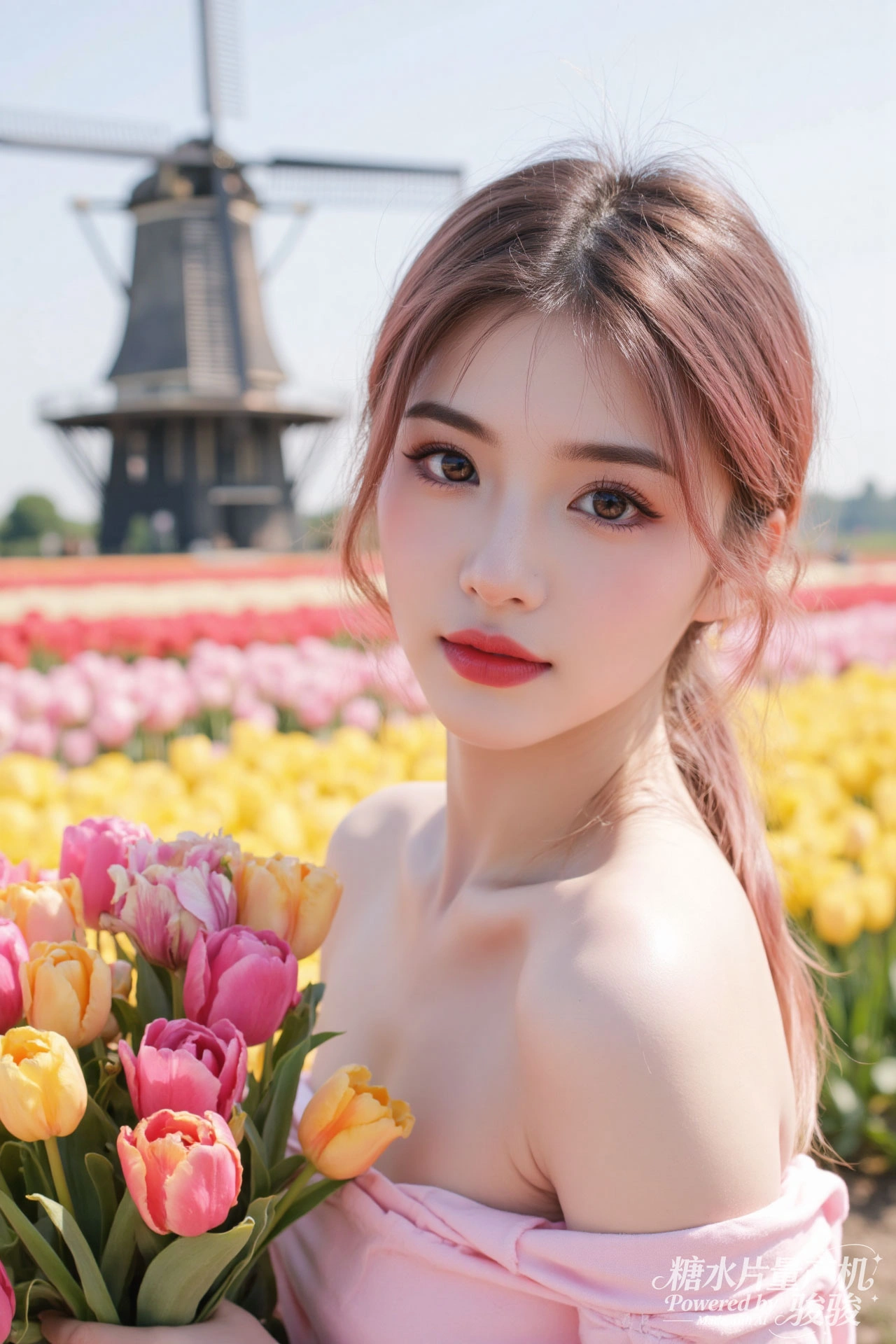 夜巷迷幻，霓虹魅惑，黑衫性感，都市冷艳