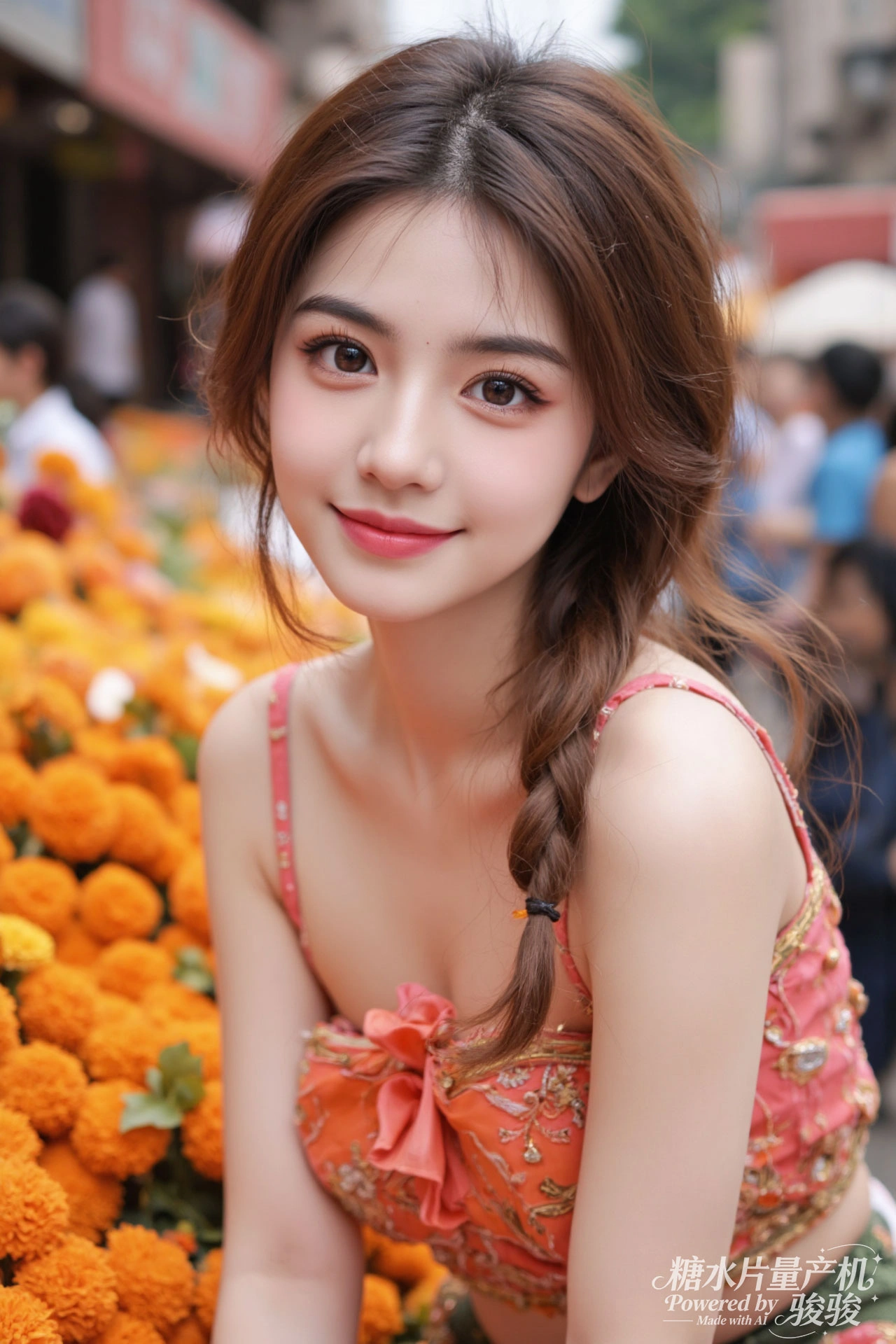 夜巷迷幻，霓虹魅惑，黑衫性感，都市冷艳