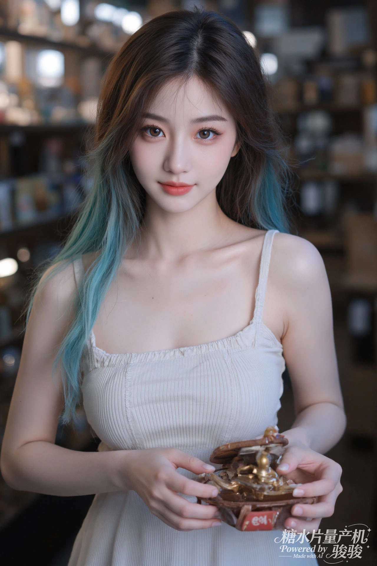 夜巷迷幻，霓虹魅惑，黑衫性感，都市冷艳