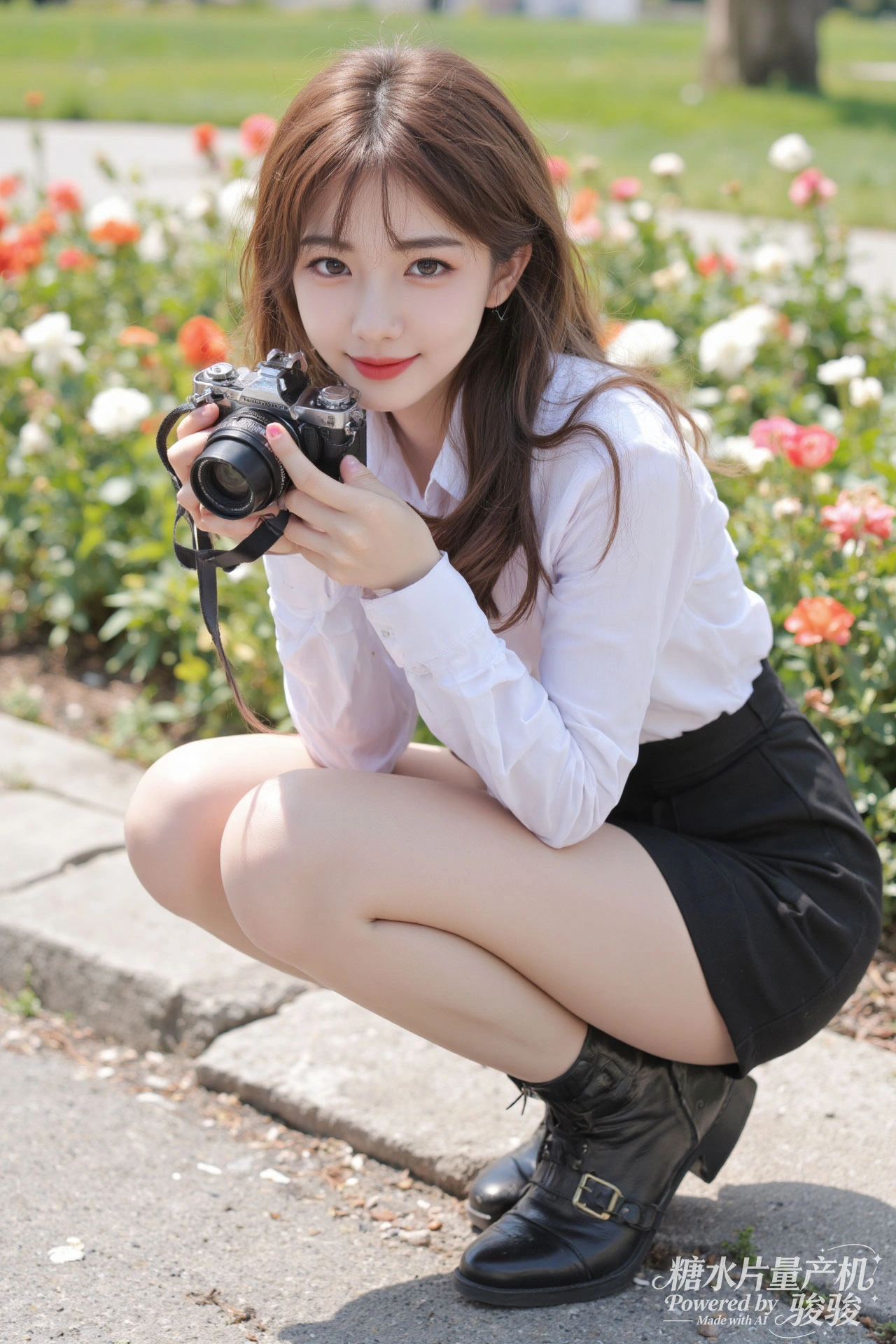 粉裙温柔，花束清新，少女甜美，花艺治愈