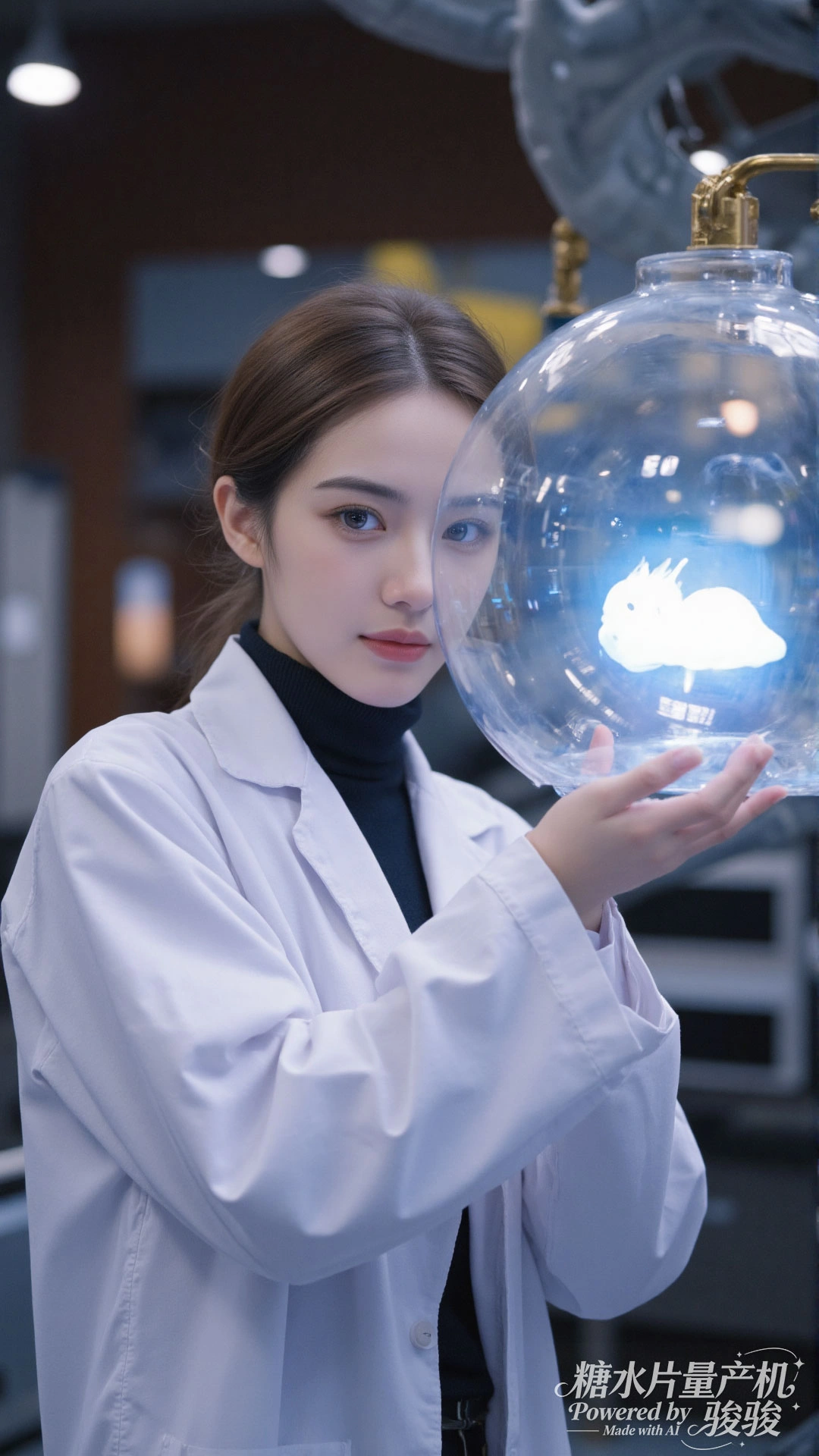 蓝发魅惑，夜城璀璨，穿搭大胆，都市尤物