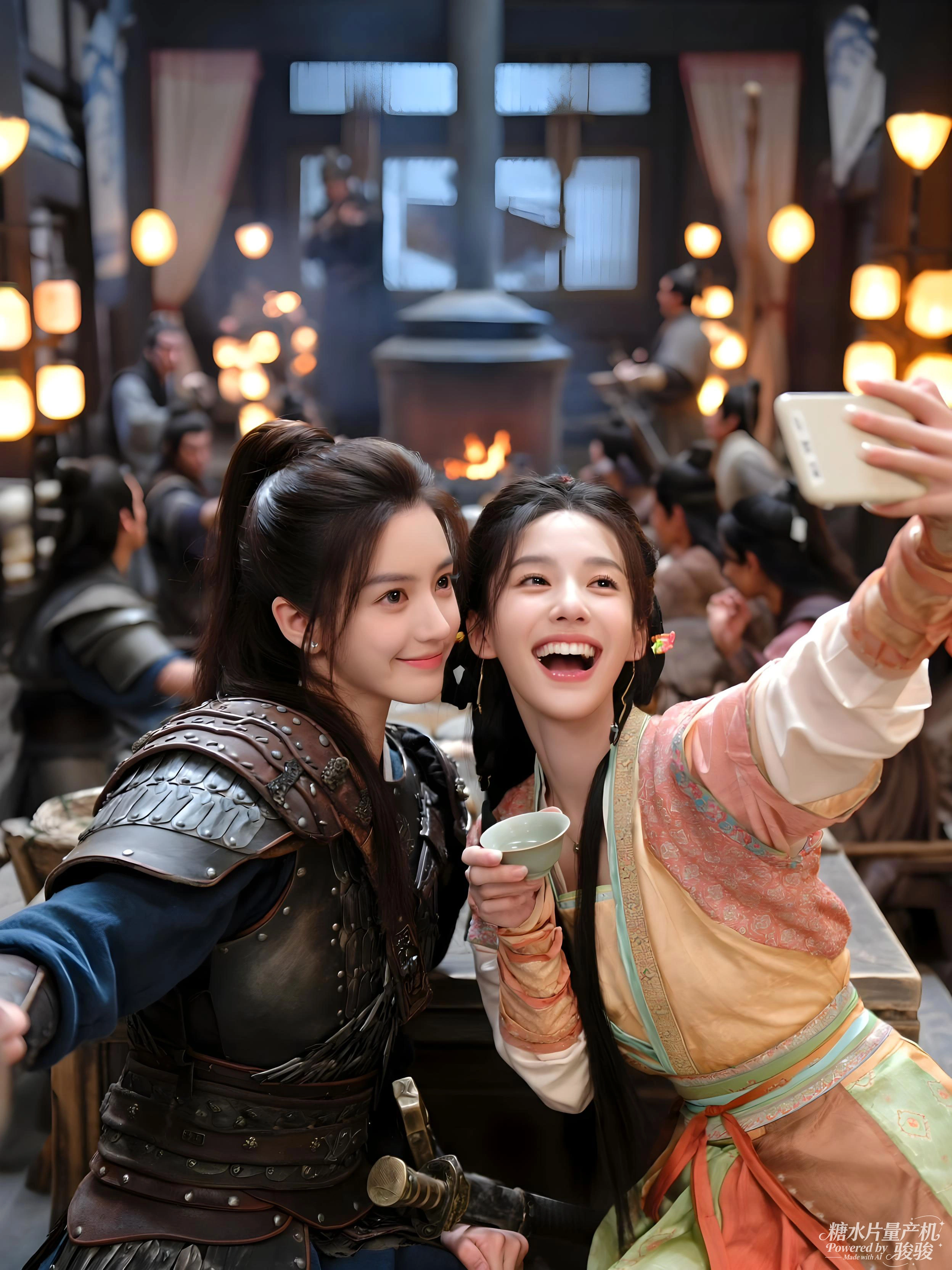 古装穿越，自拍趣狂；甲胄侠气，闺秀清彰