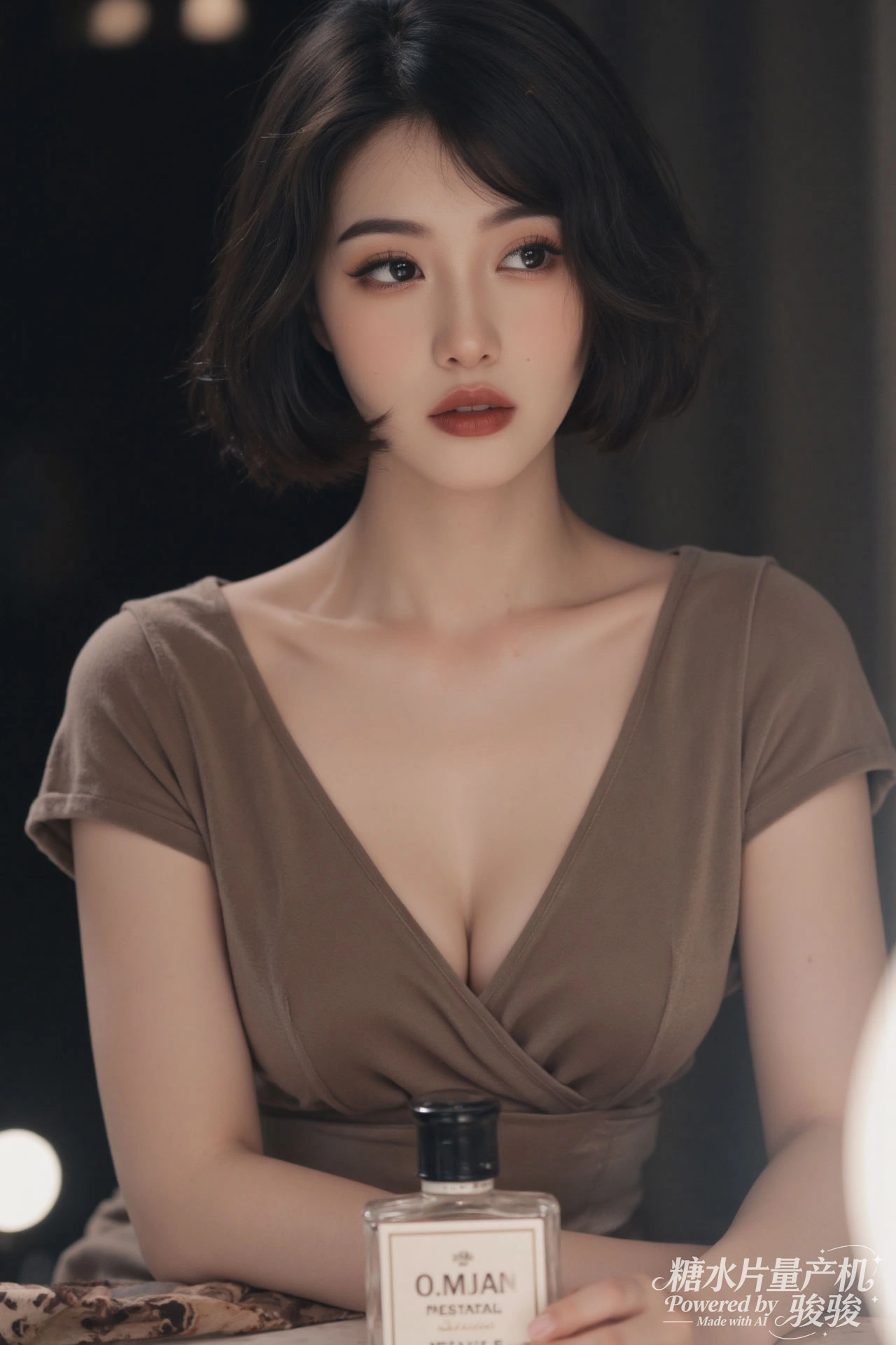 雪泉幽境，素肌凝霜