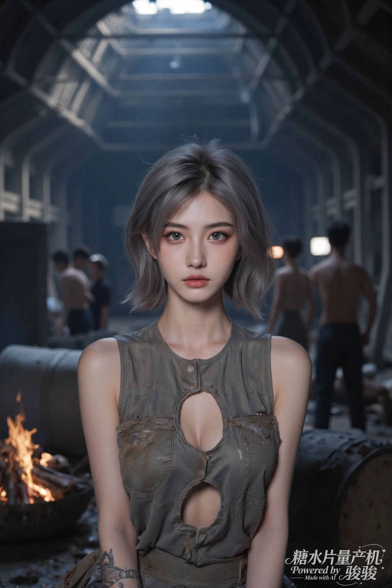 雪泉幽境，素肌凝霜