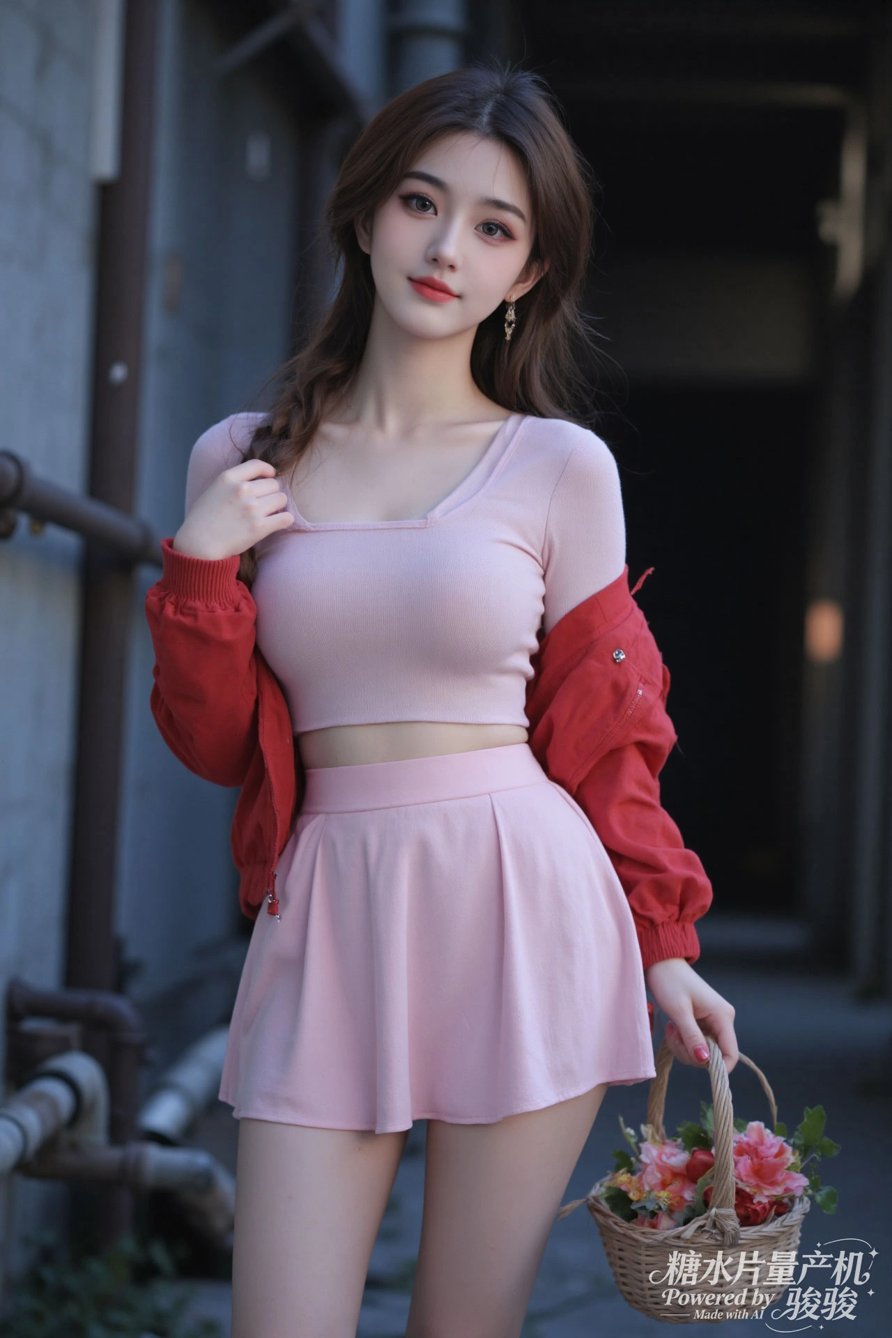 雪泉幽境，素肌凝霜