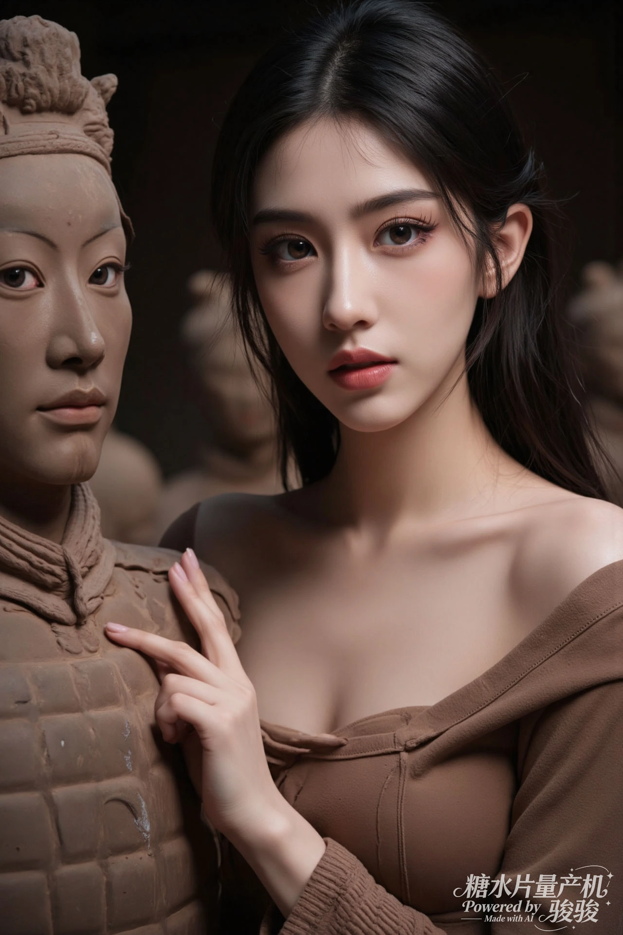 夜野星眸，紫发柔彰