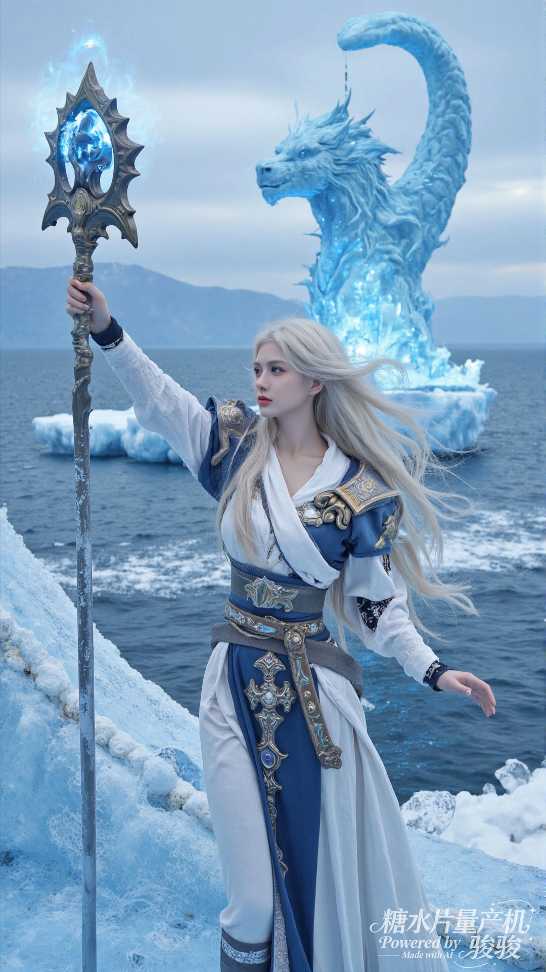 夜野星眸，紫发柔彰