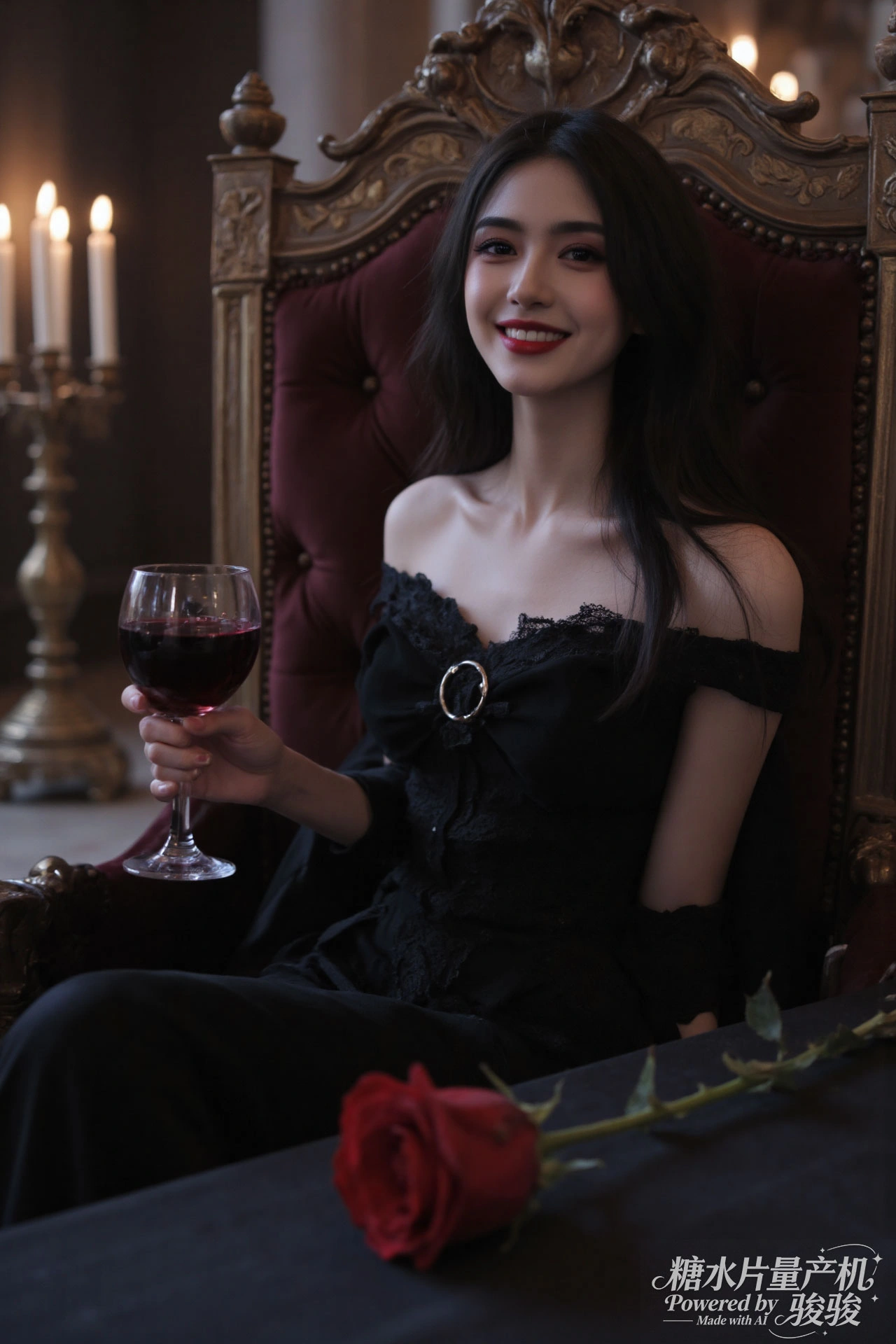 金裙奢韵，指尖贵气