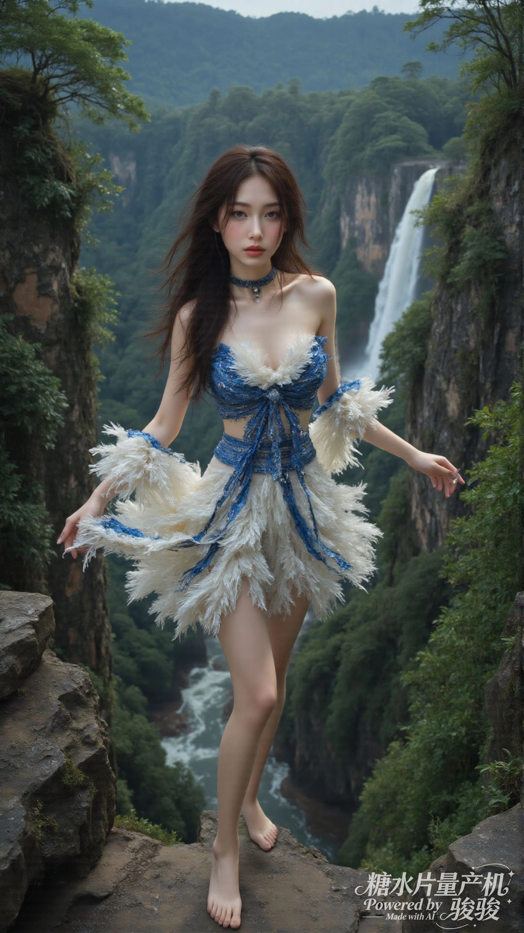 金裙奢韵，指尖贵气