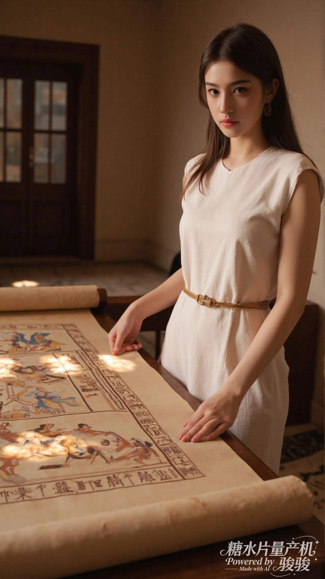 金裙奢韵，指尖贵气