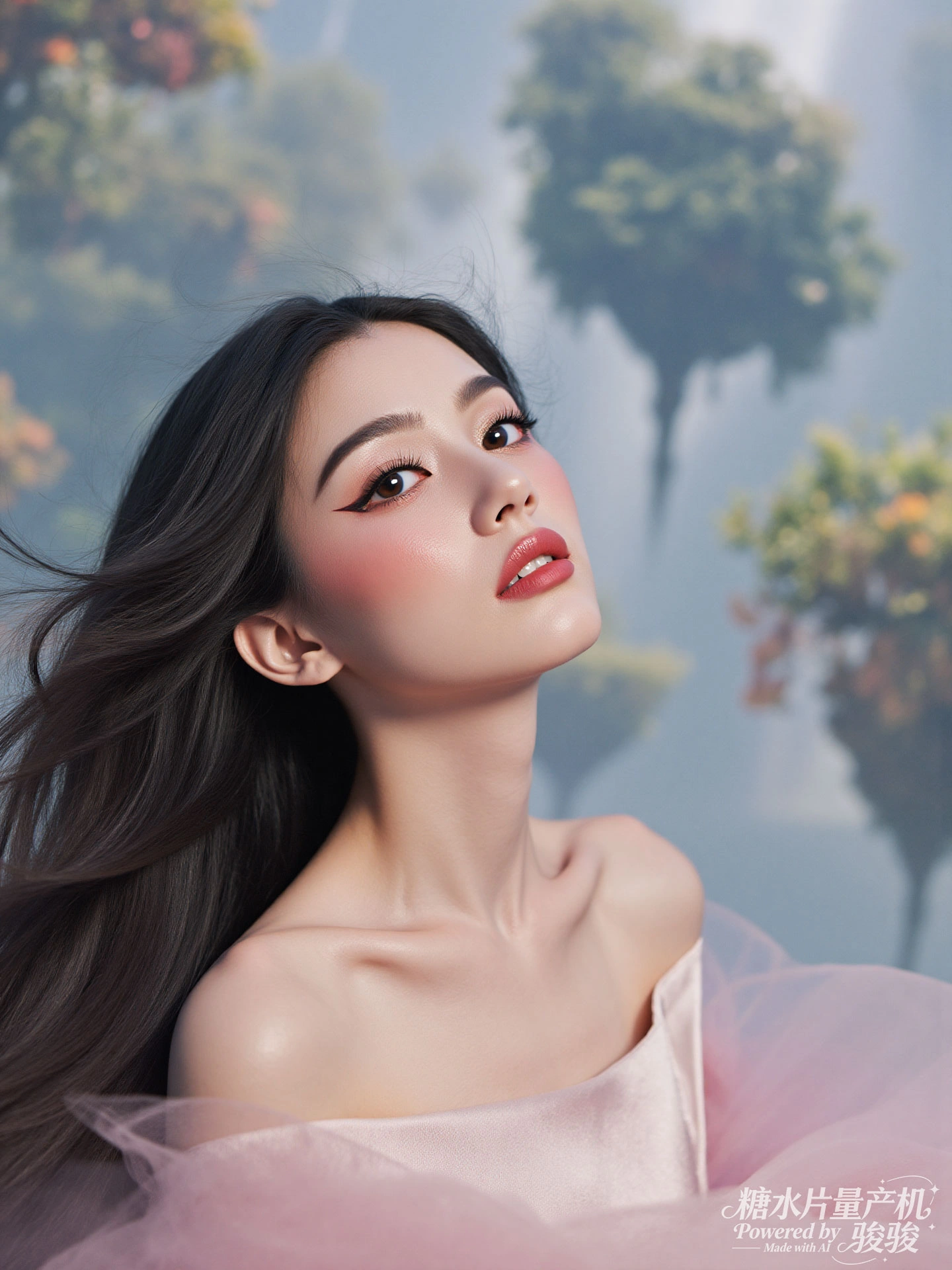 翠影仙踪，杖引灵风