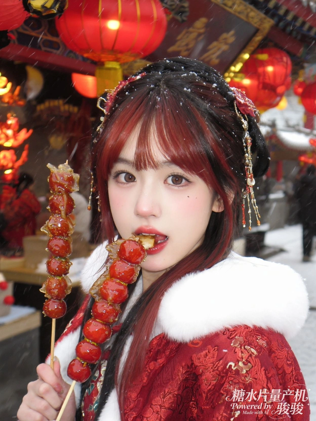 又酸又甜的糖葫芦诶