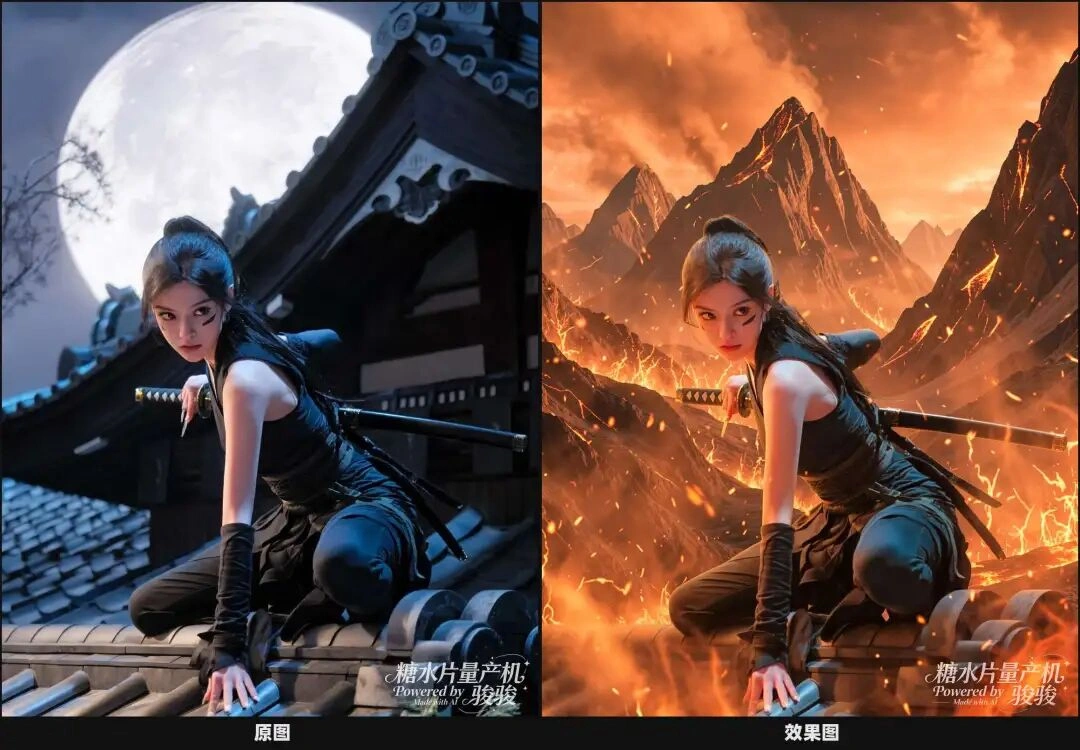 电商做图神器！Flux2-Klein 零偏移换背景工作流，人像产品通吃