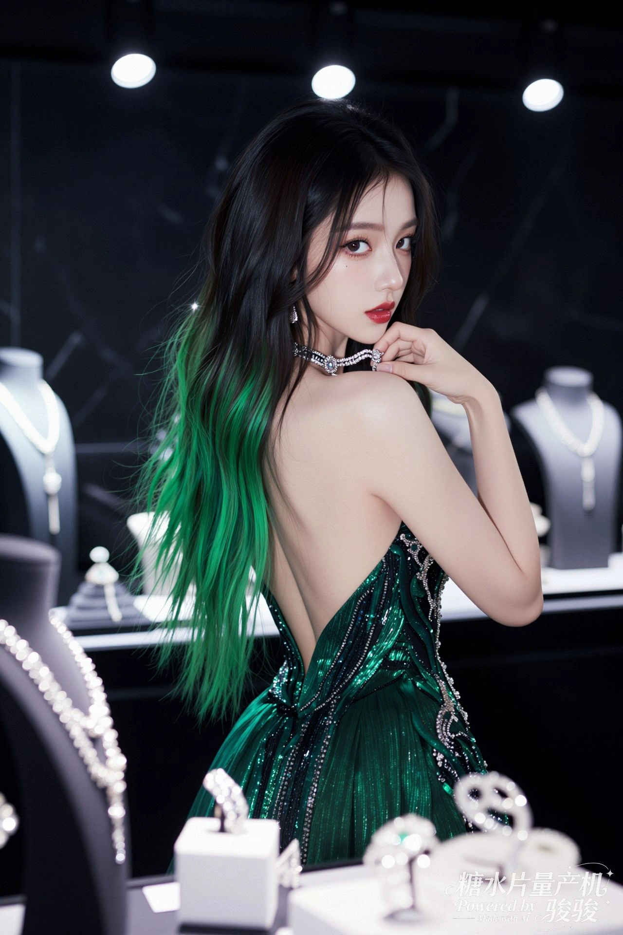 她在听什么歌呢