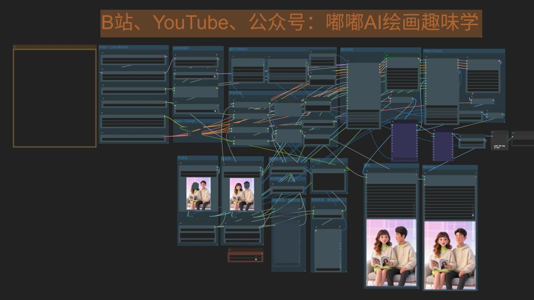数字人玩法更新！InfiniteTalk官版双人对话工作流，主持/采访神器