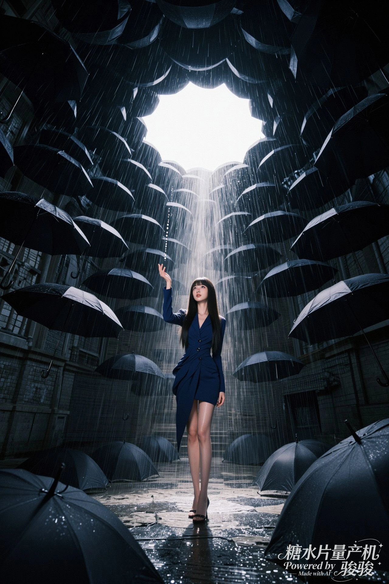 小心翼翼的期待，藏在眼底。