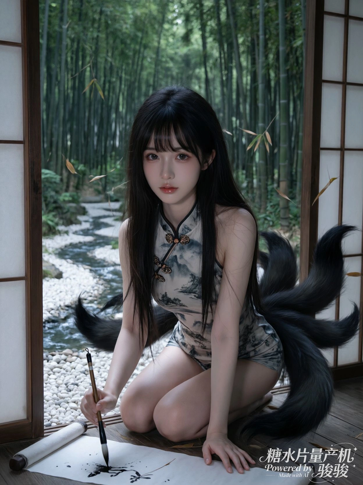 把影子拉长，就能触碰到光。