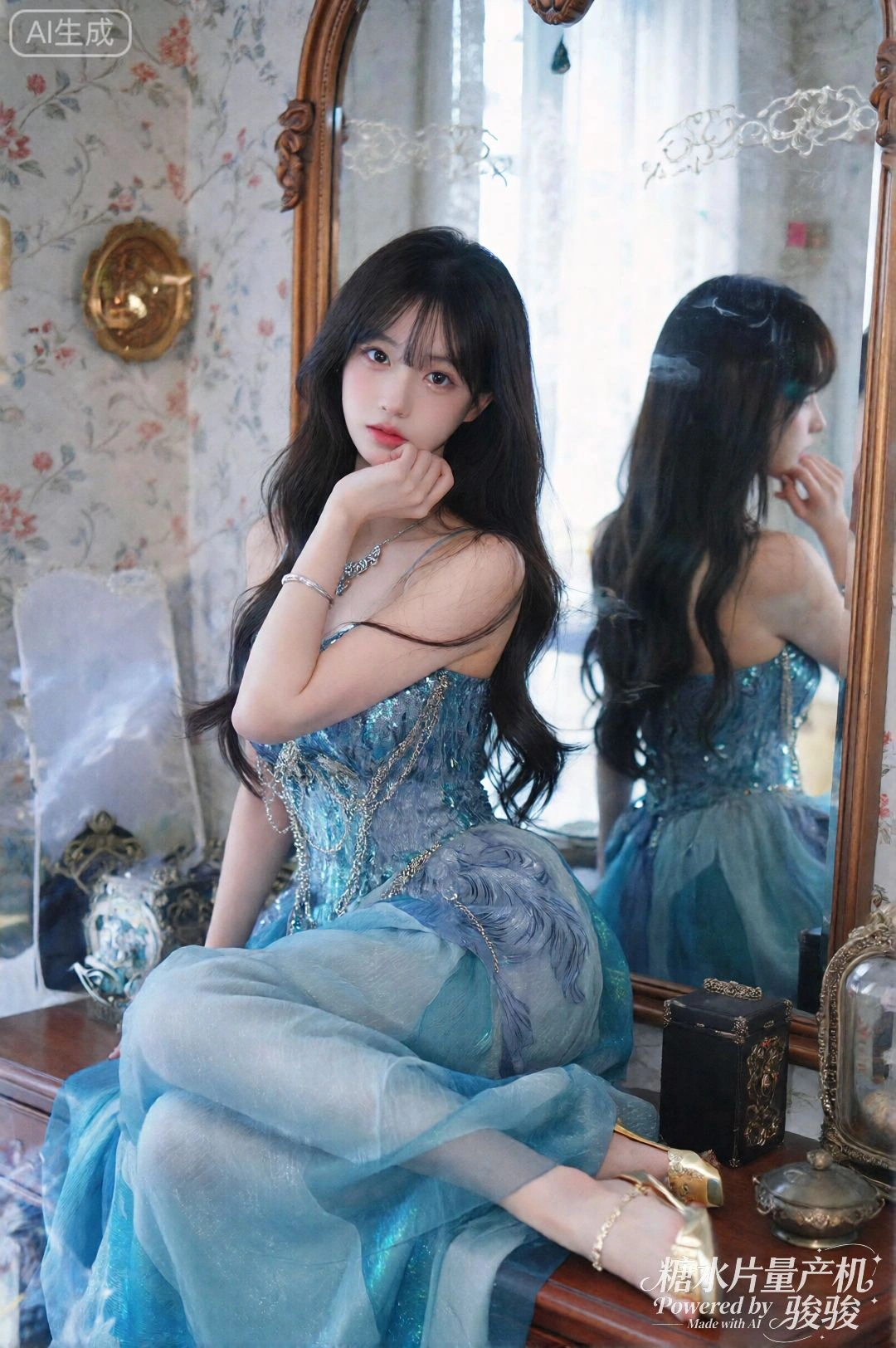 未寄出的思念，随风飘向远方。