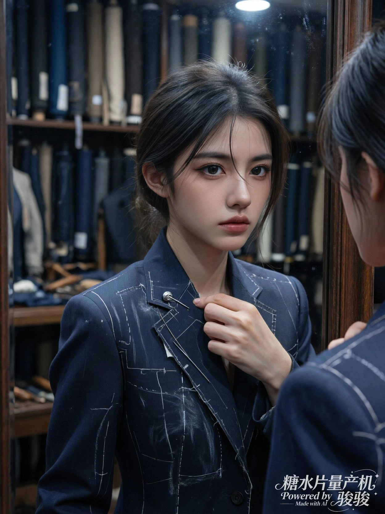 书架上的光，拉长了未完成的梦。