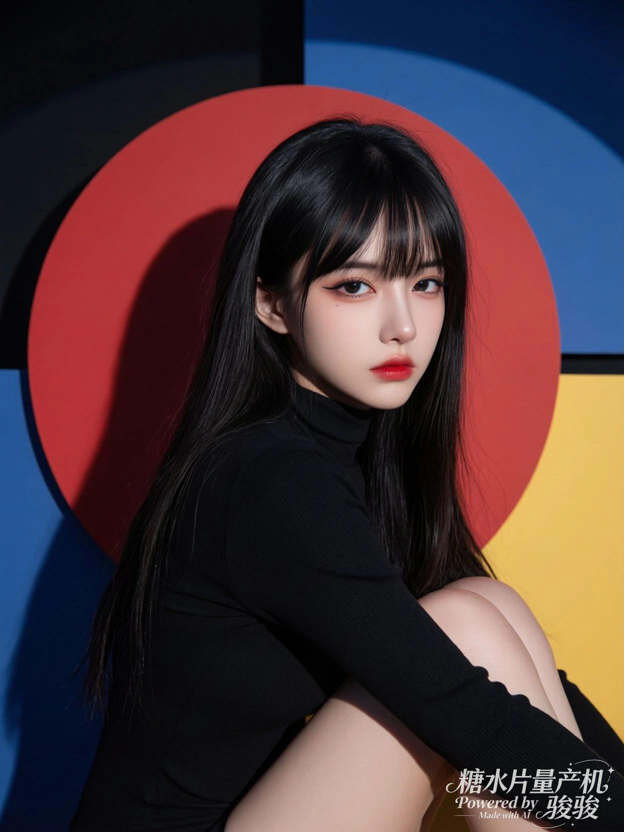 阳光穿过云层，像在微笑。