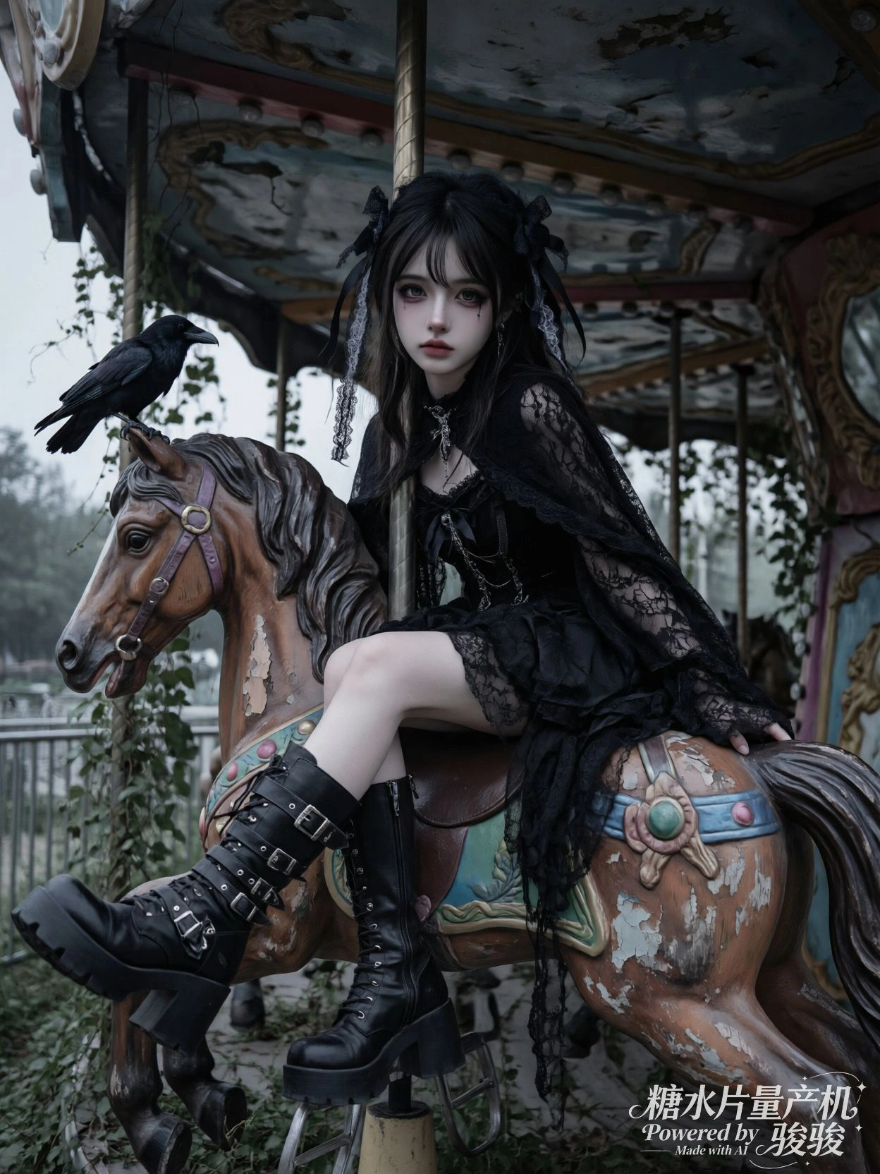 路灯把影子拉长，像未说完的话。