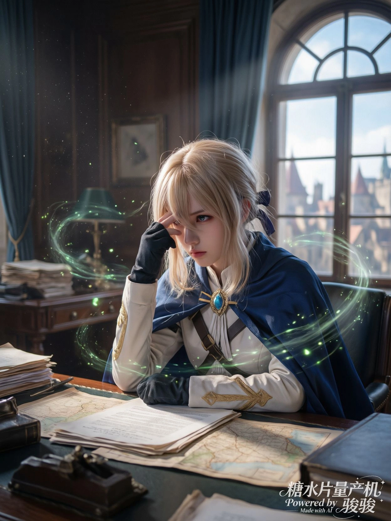 风把故事吹散，又悄悄拼回来。