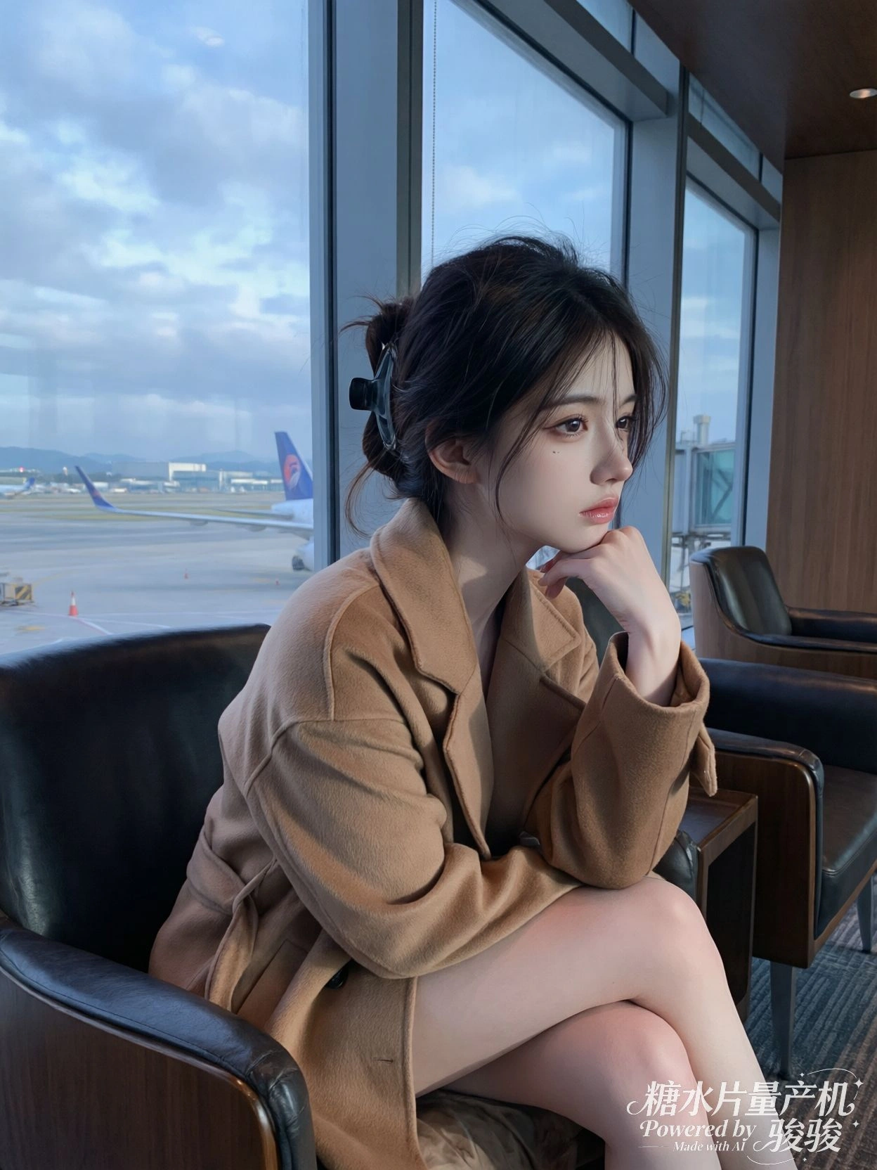 褪色的围巾，还缠绕着告别的温度