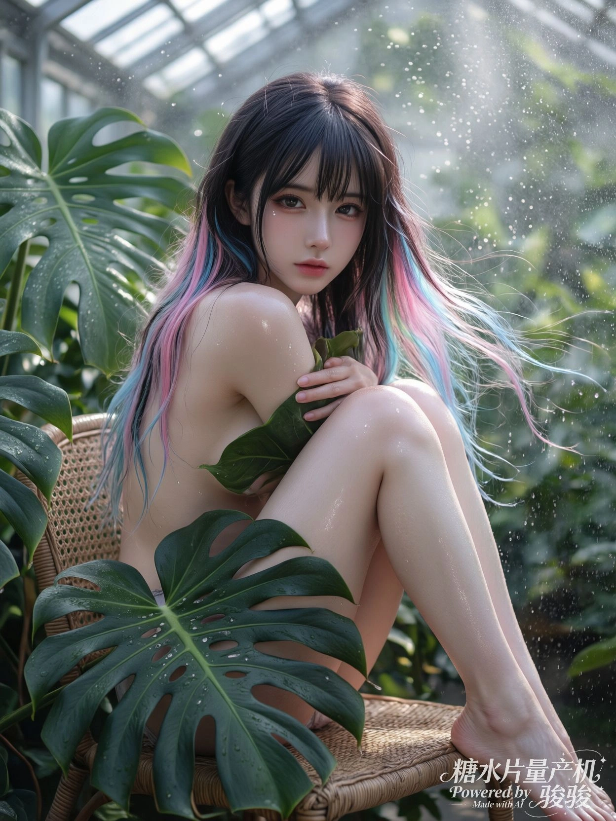 融化的冰淇淋滴落，在地面画出盛夏的句号