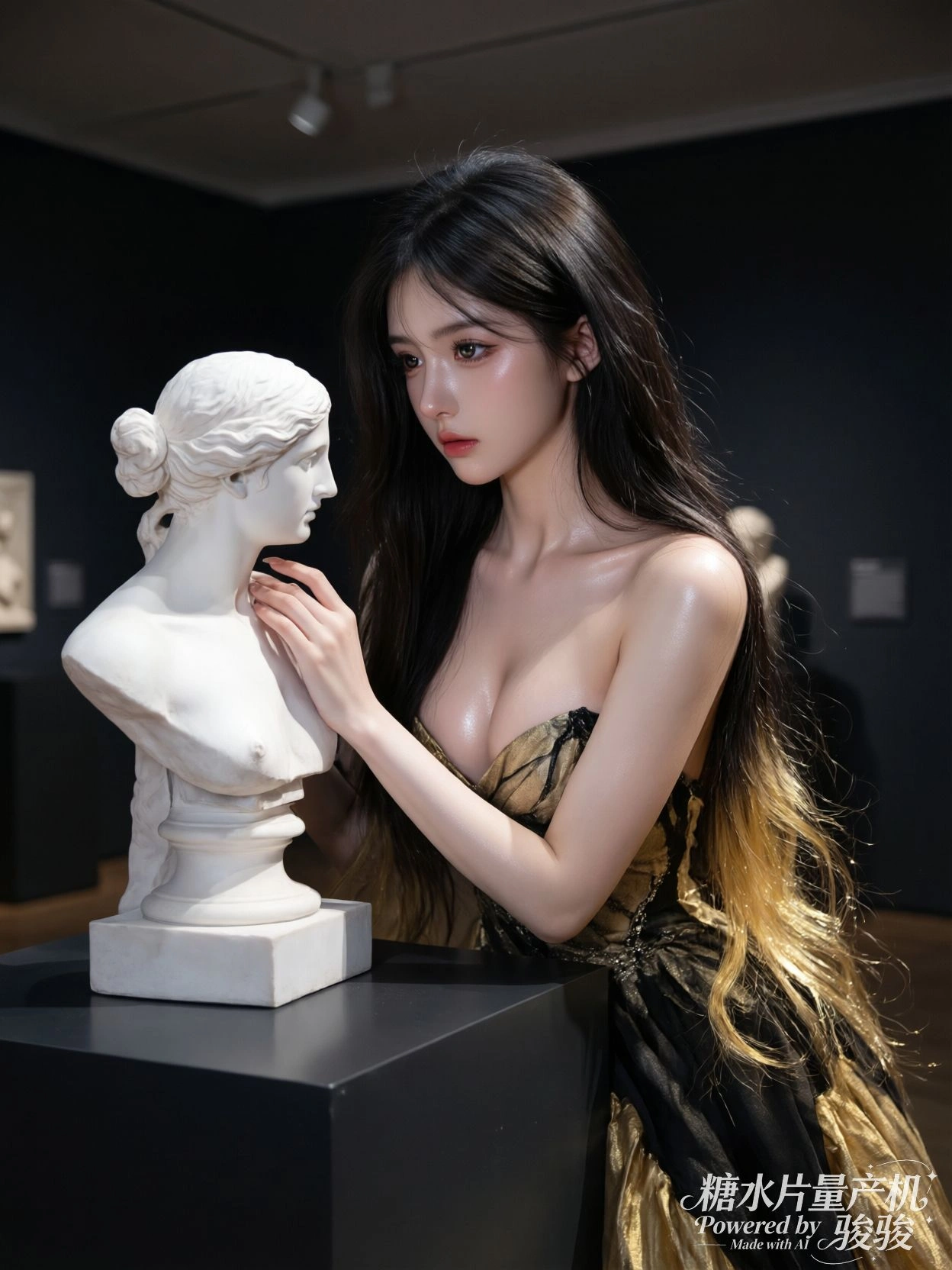 枯萎的玫瑰在花瓶里，固执地保持着盛开姿态