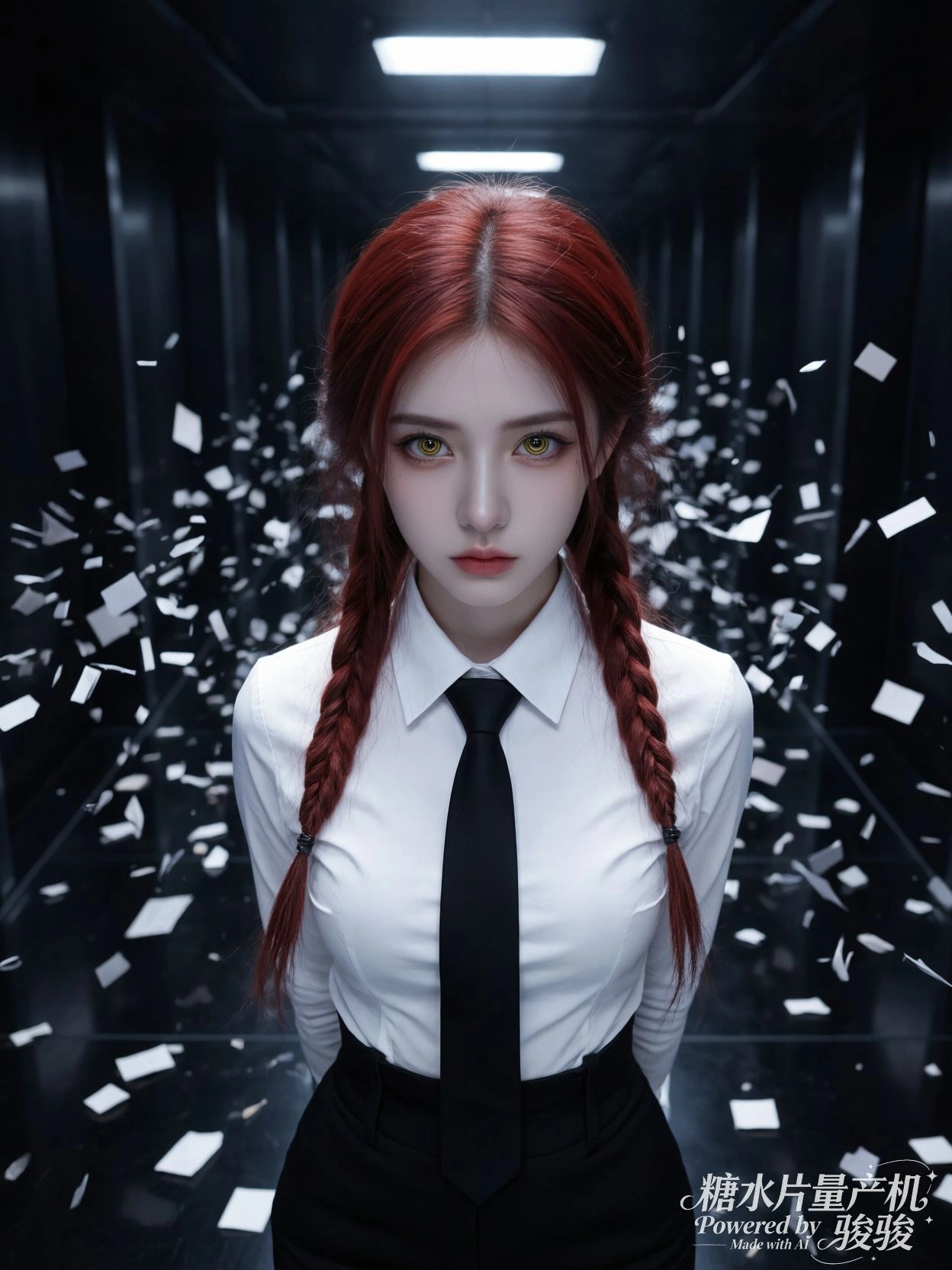 积雪在阳光下流泪，融化成一个未完成的春天