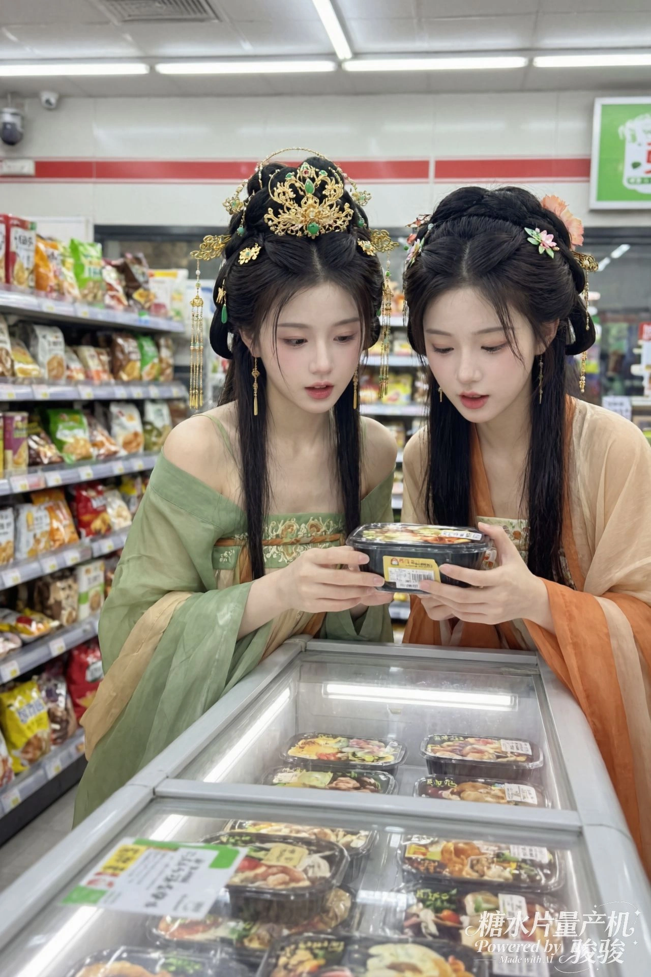 未点燃的烟花，在夜空画下透明的轨迹