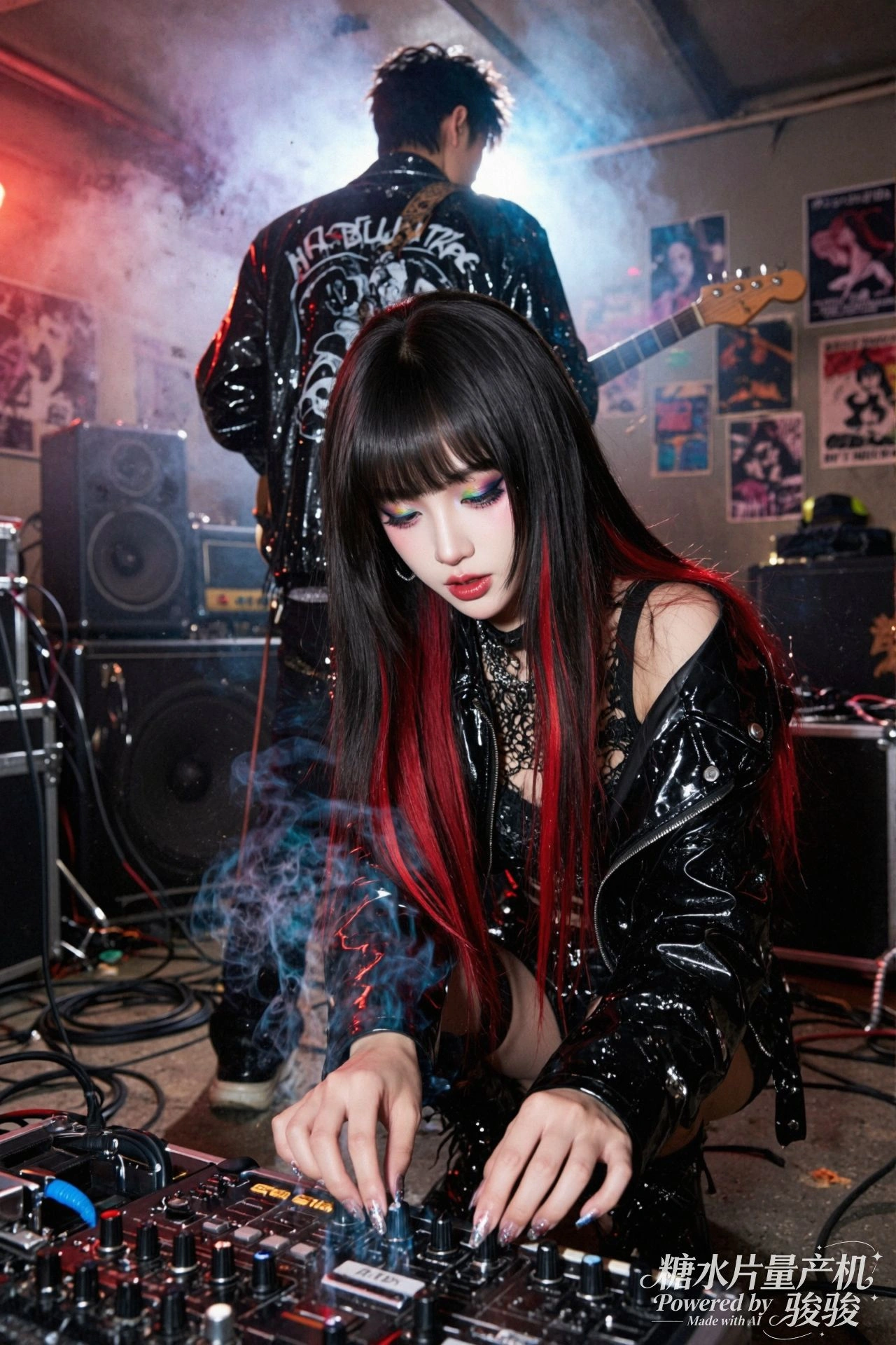 老唱片旋转时，灰尘在光线下跳起芭蕾